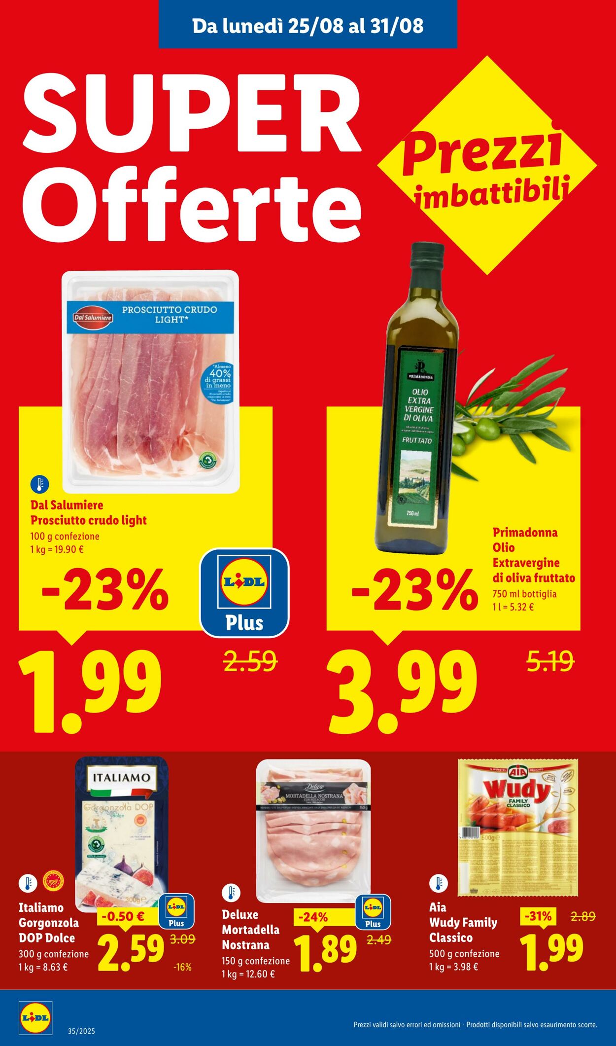 Volantino Lidl 25.08.2025 - 31.08.2025