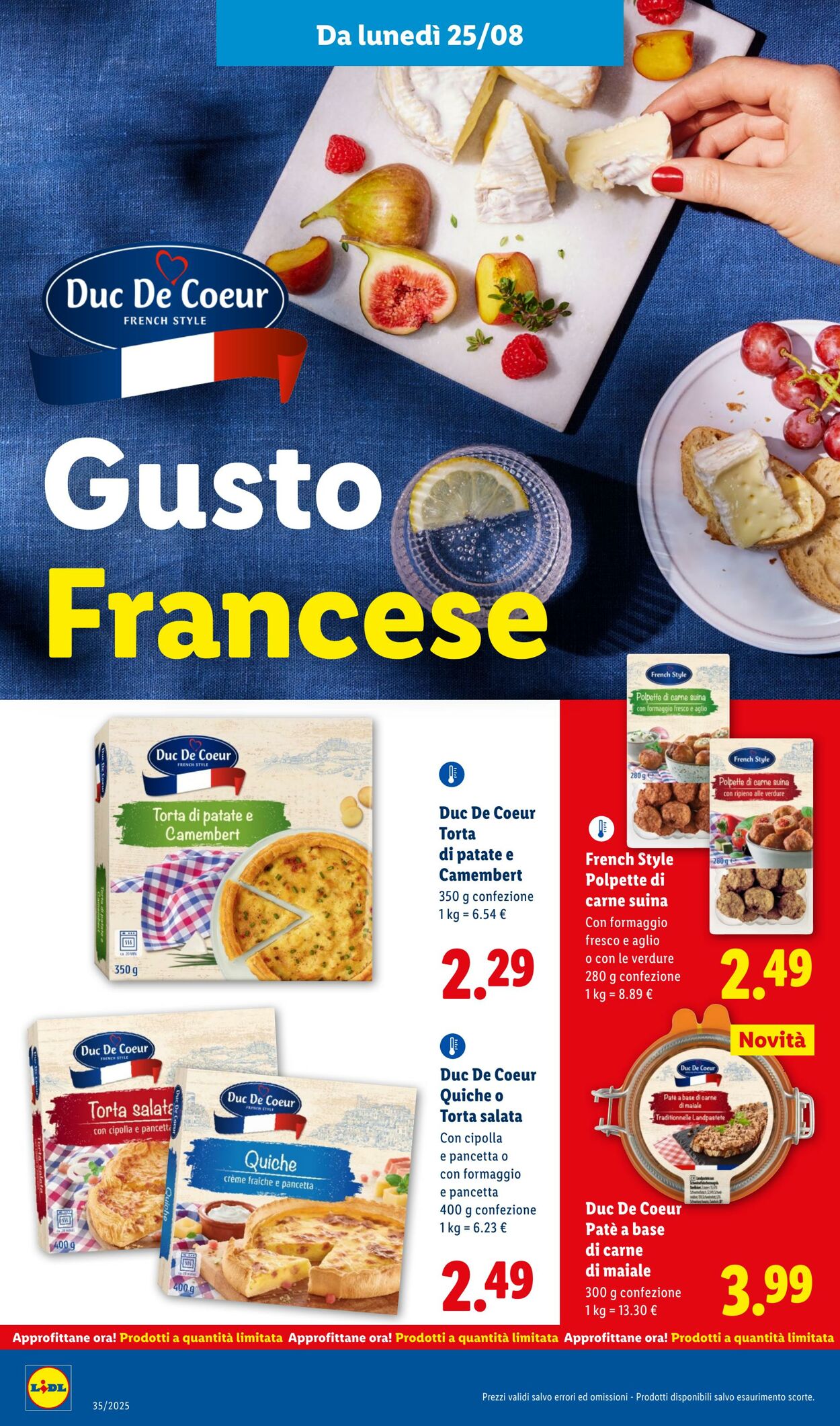 Volantino Lidl 25.08.2025 - 31.08.2025