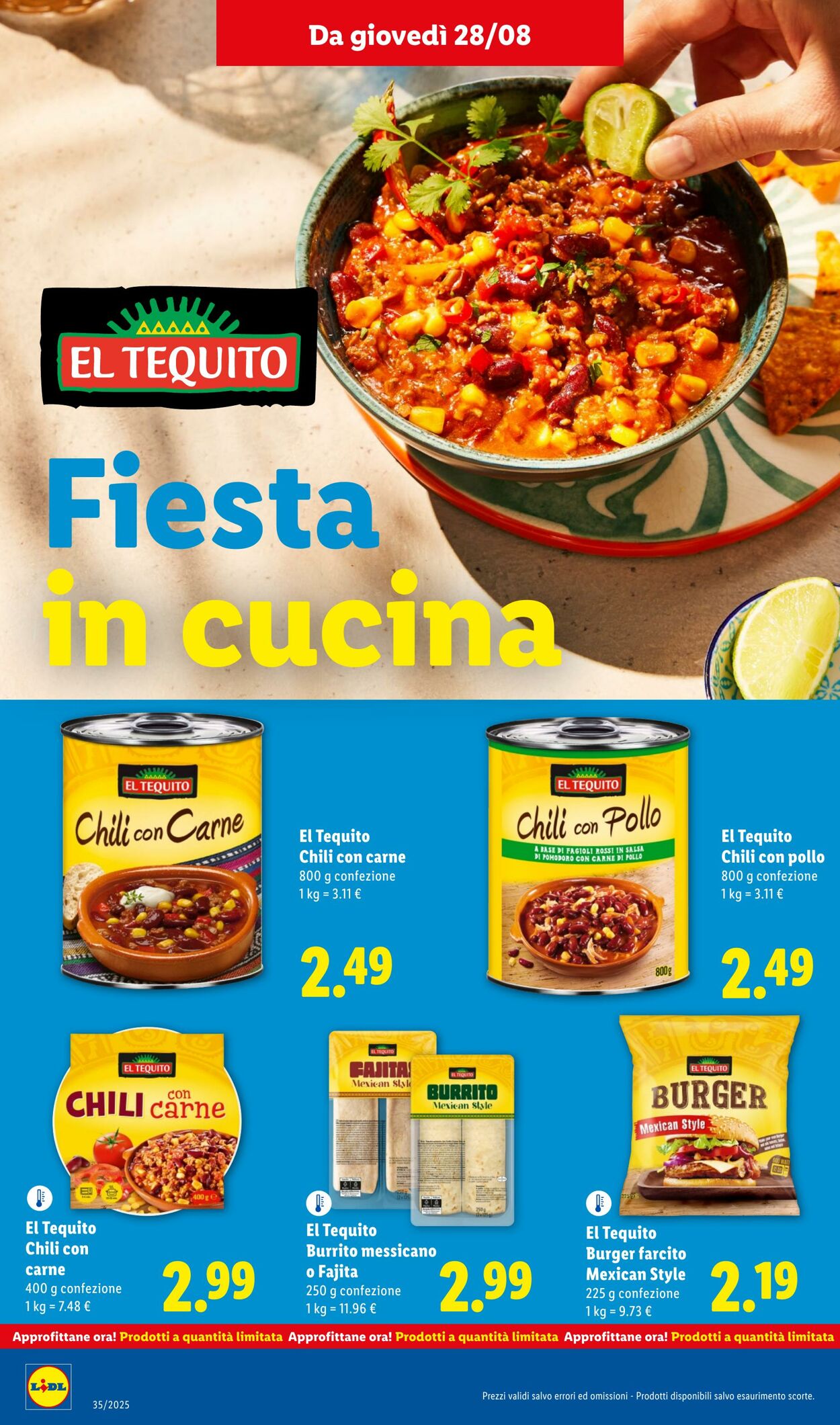 Volantino Lidl 25.08.2025 - 31.08.2025