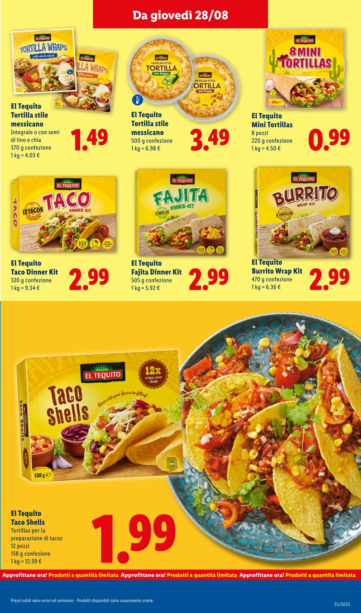 Volantino Lidl 25.08.2025 - 31.08.2025