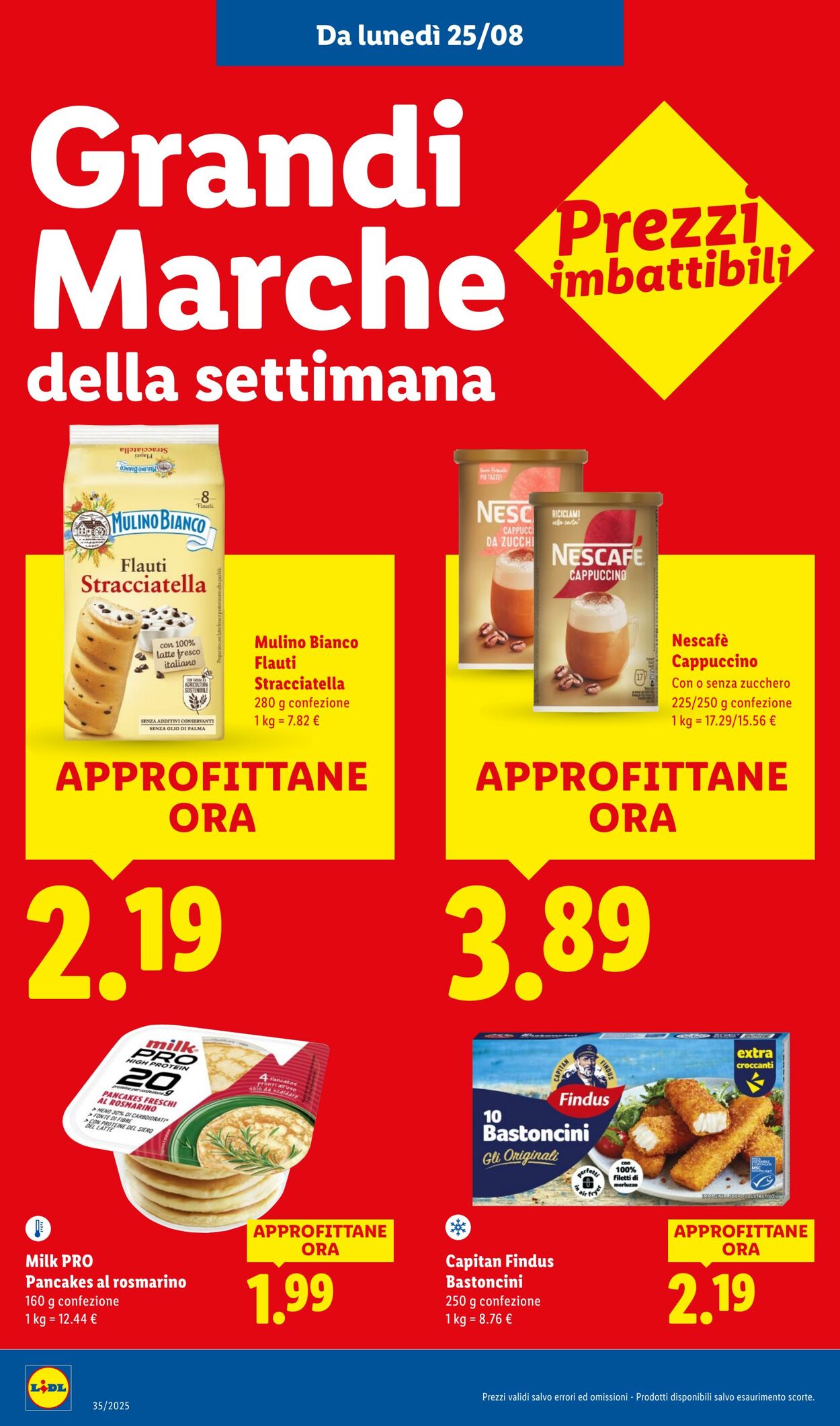 Volantino Lidl 25.08.2025 - 31.08.2025