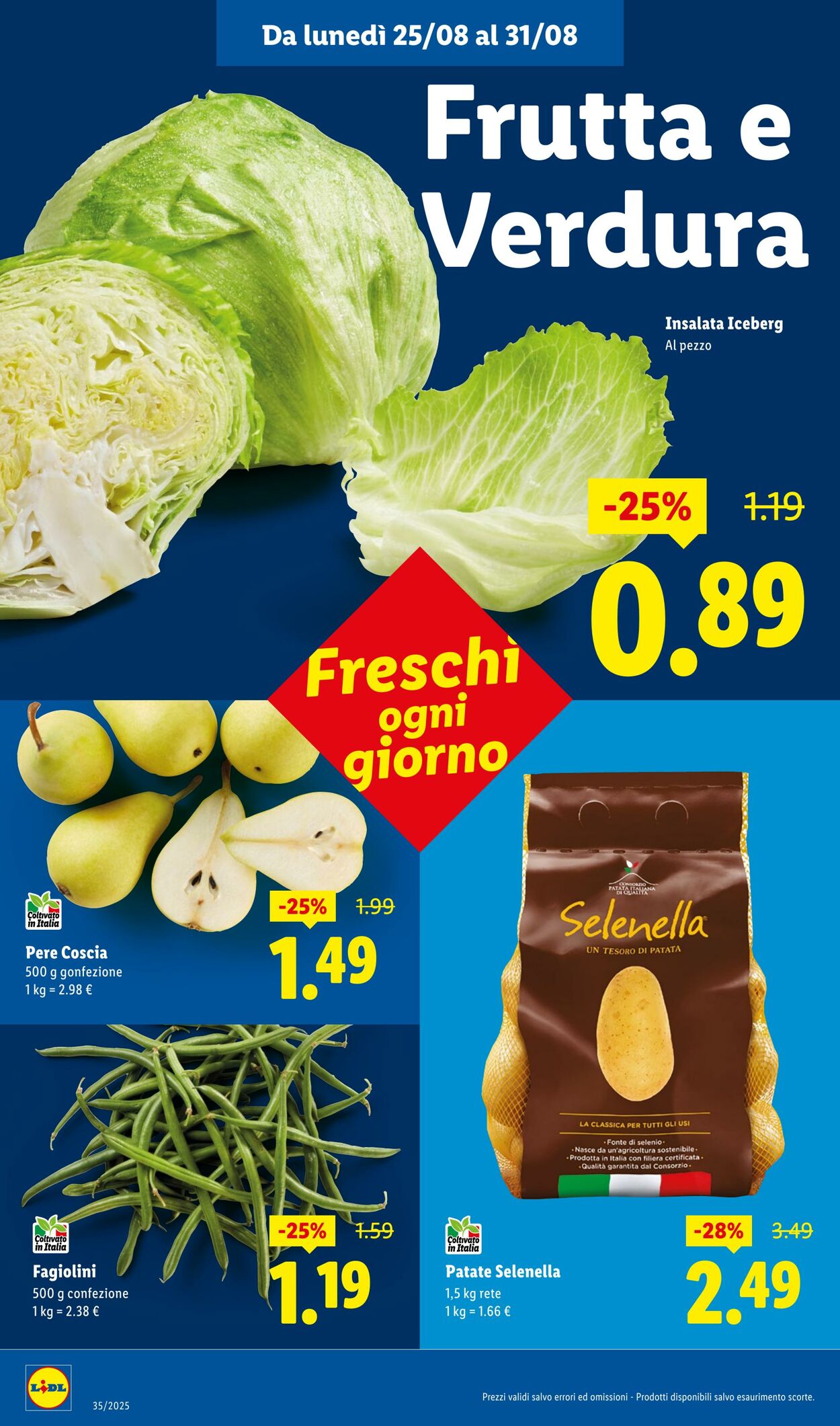 Volantino Lidl 25.08.2025 - 31.08.2025