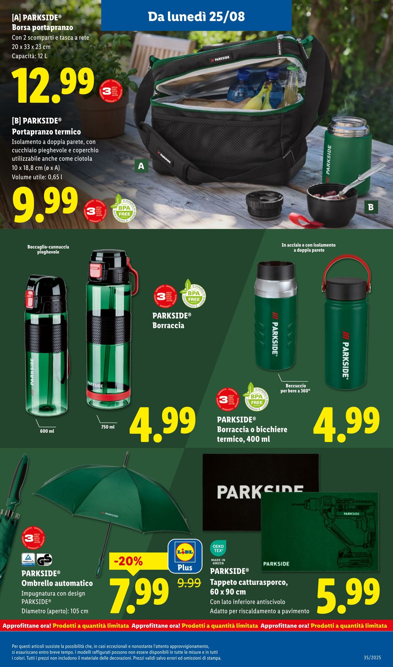 Volantino Lidl 25.08.2025 - 31.08.2025