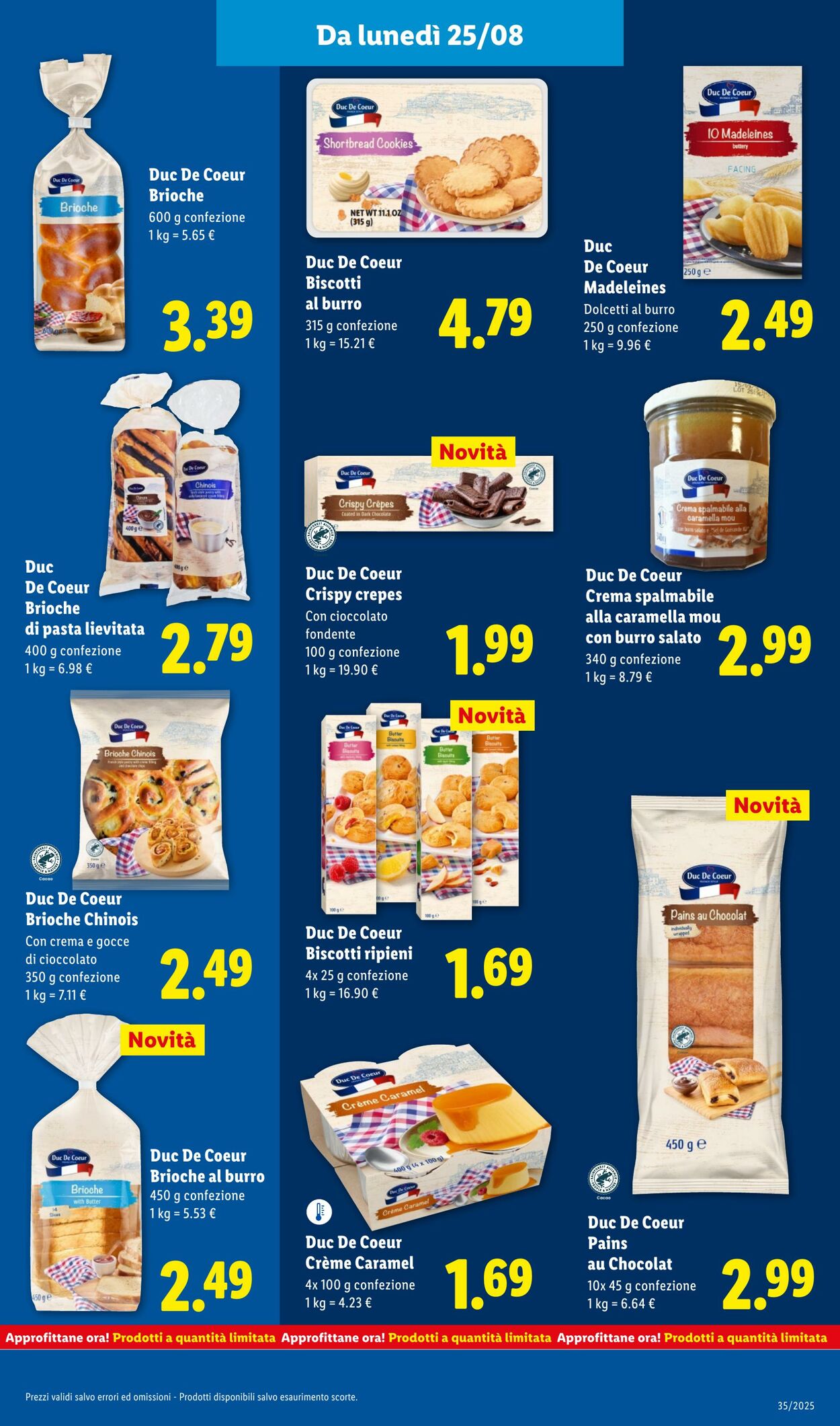 Volantino Lidl 25.08.2025 - 31.08.2025