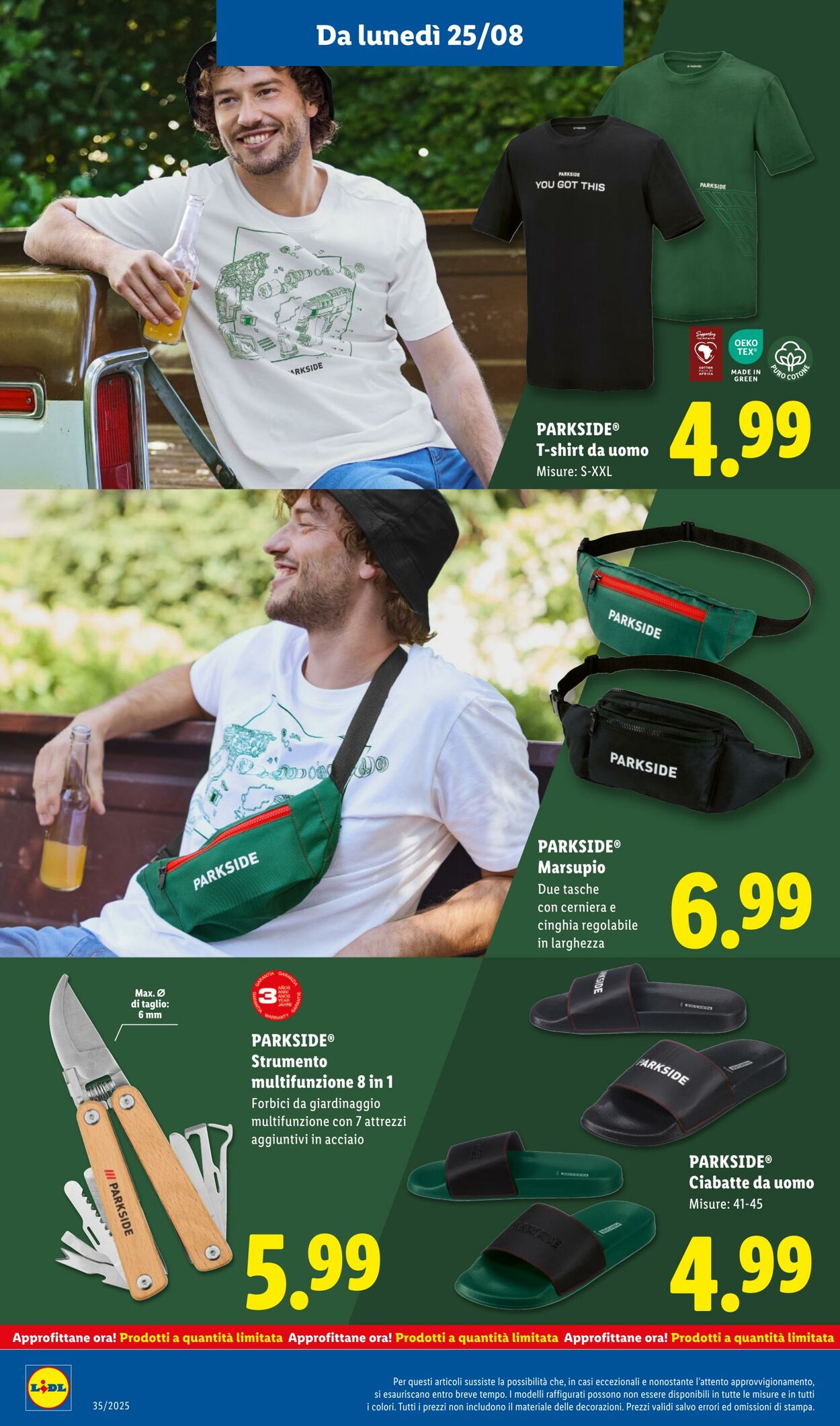 Volantino Lidl 25.08.2025 - 31.08.2025