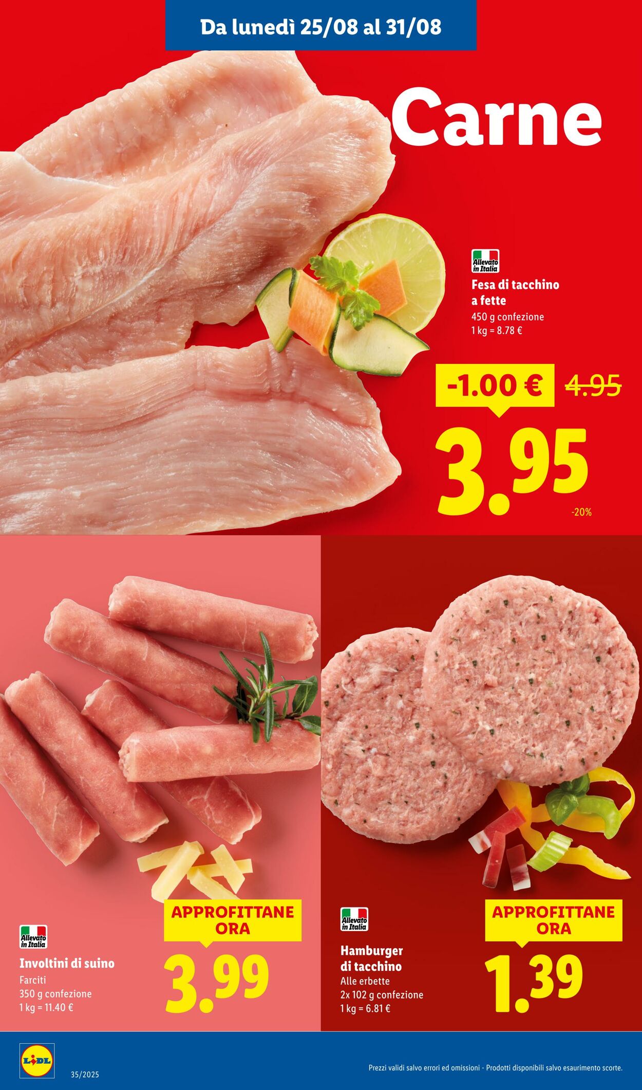 Volantino Lidl 25.08.2025 - 31.08.2025
