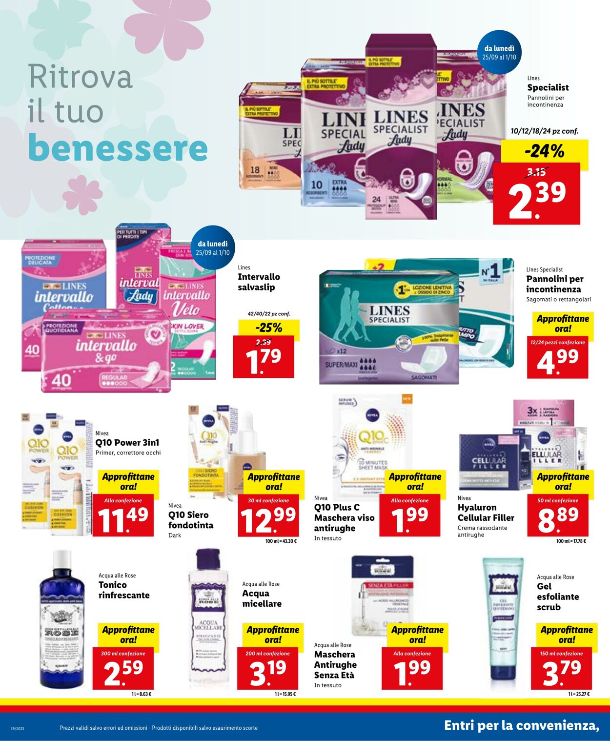 Volantino Lidl 25.09.2023 - 01.10.2023