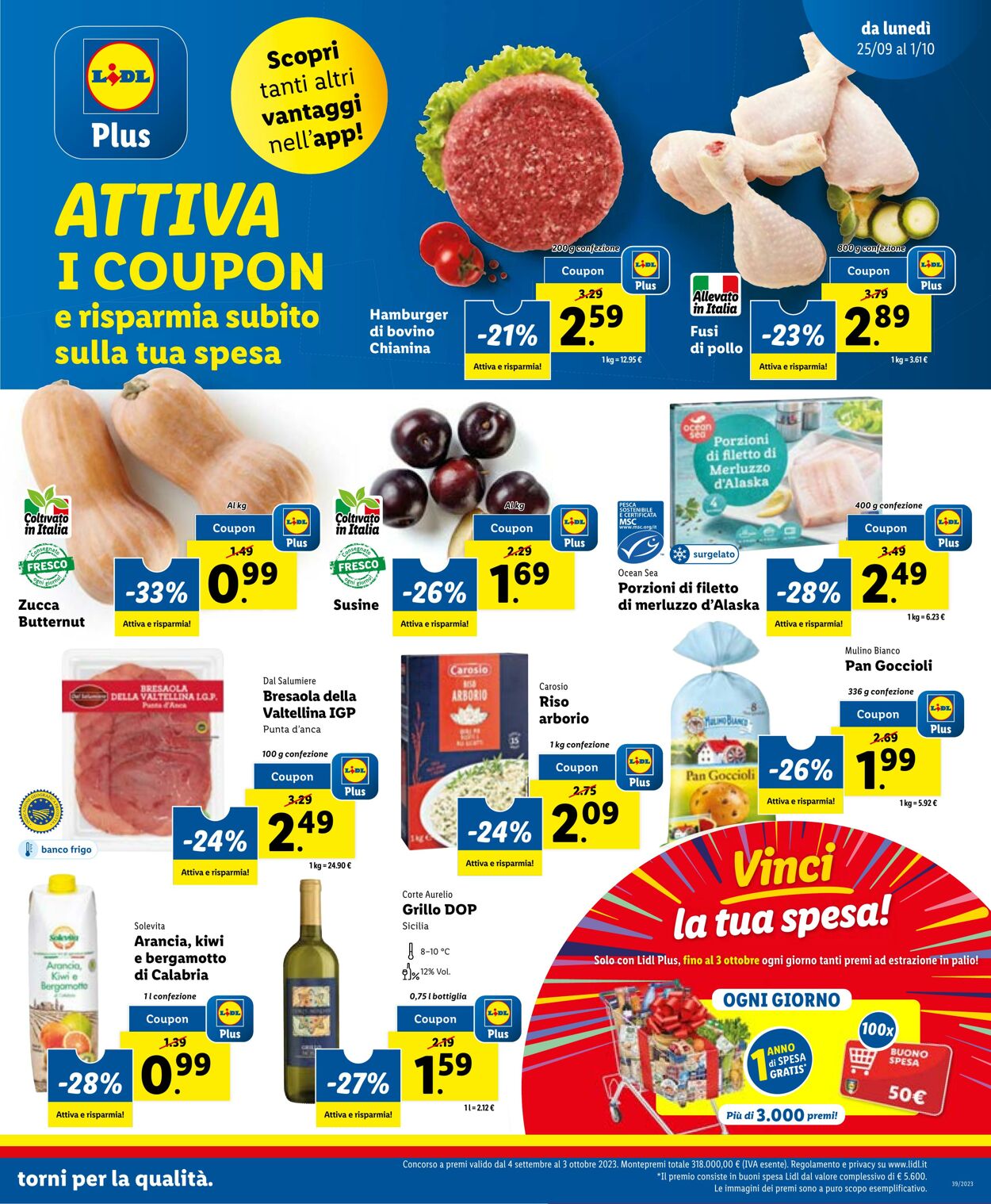 Volantino Lidl 25.09.2023 - 01.10.2023