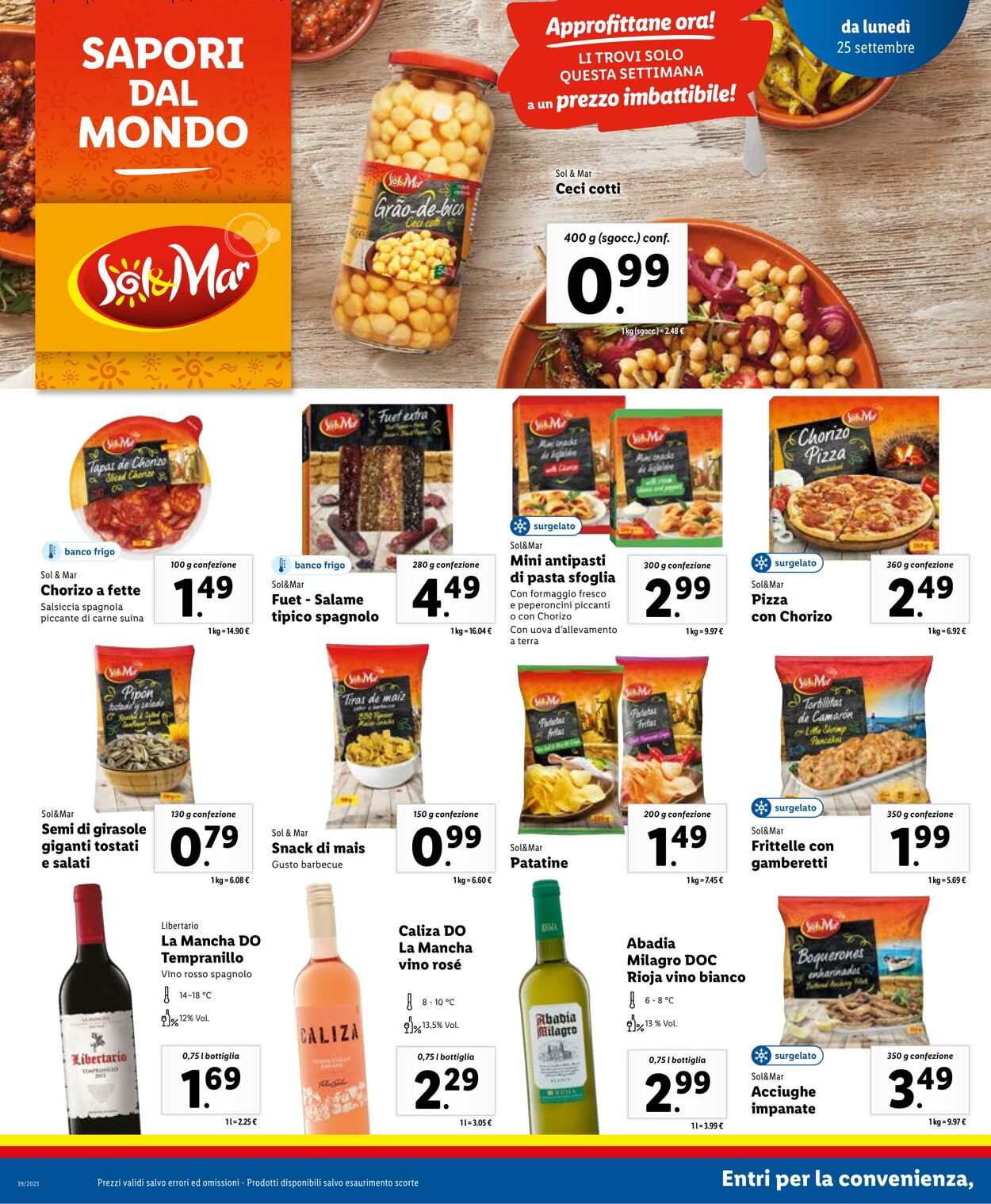 Volantino Lidl 25.09.2023 - 01.10.2023