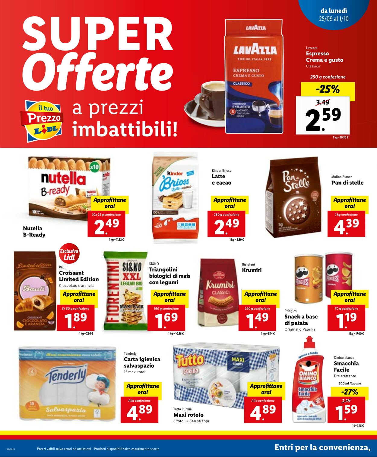 Volantino Lidl 25.09.2023 - 01.10.2023