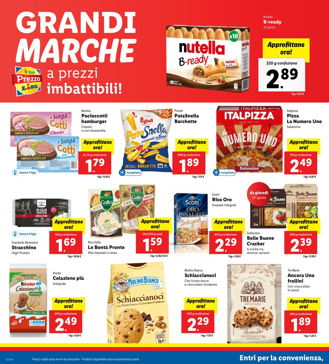 Volantino Lidl 26.08.2024 - 01.09.2024