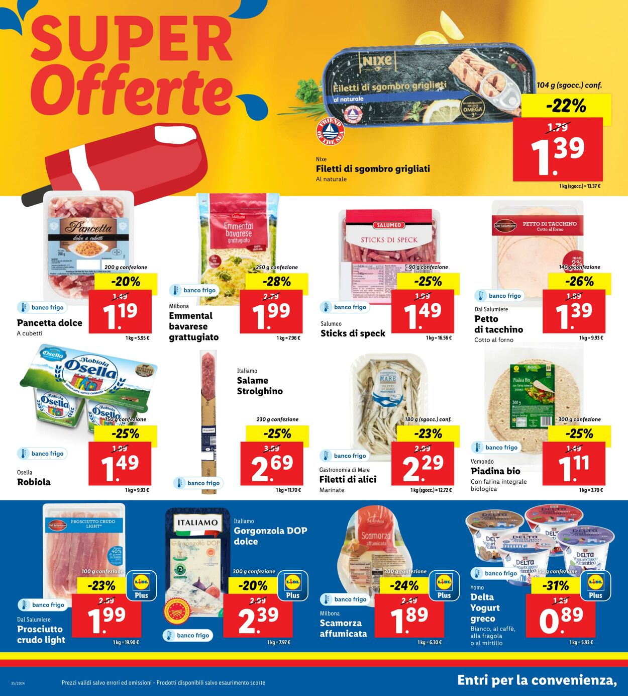 Volantino Lidl 26.08.2024 - 01.09.2024