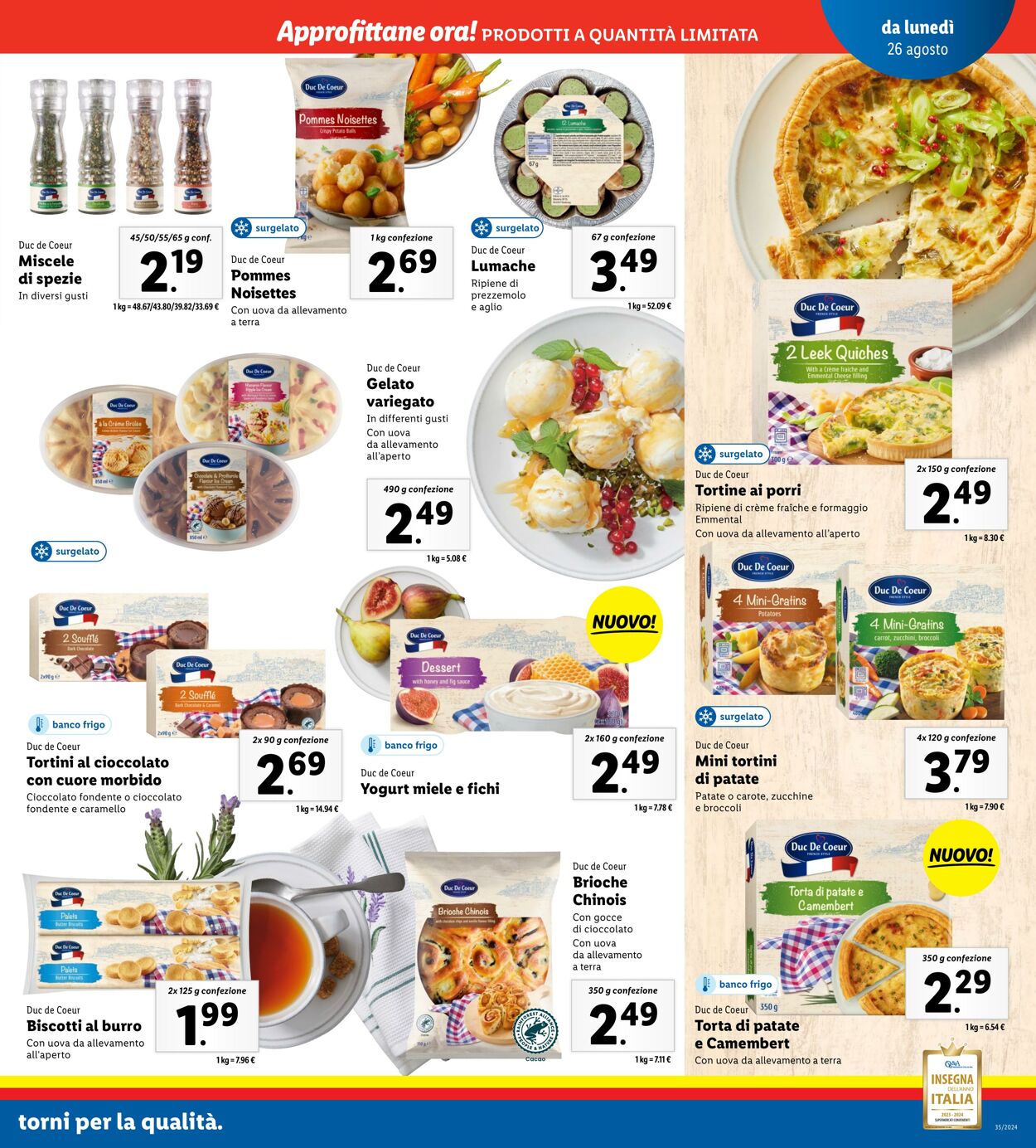 Volantino Lidl 26.08.2024 - 01.09.2024