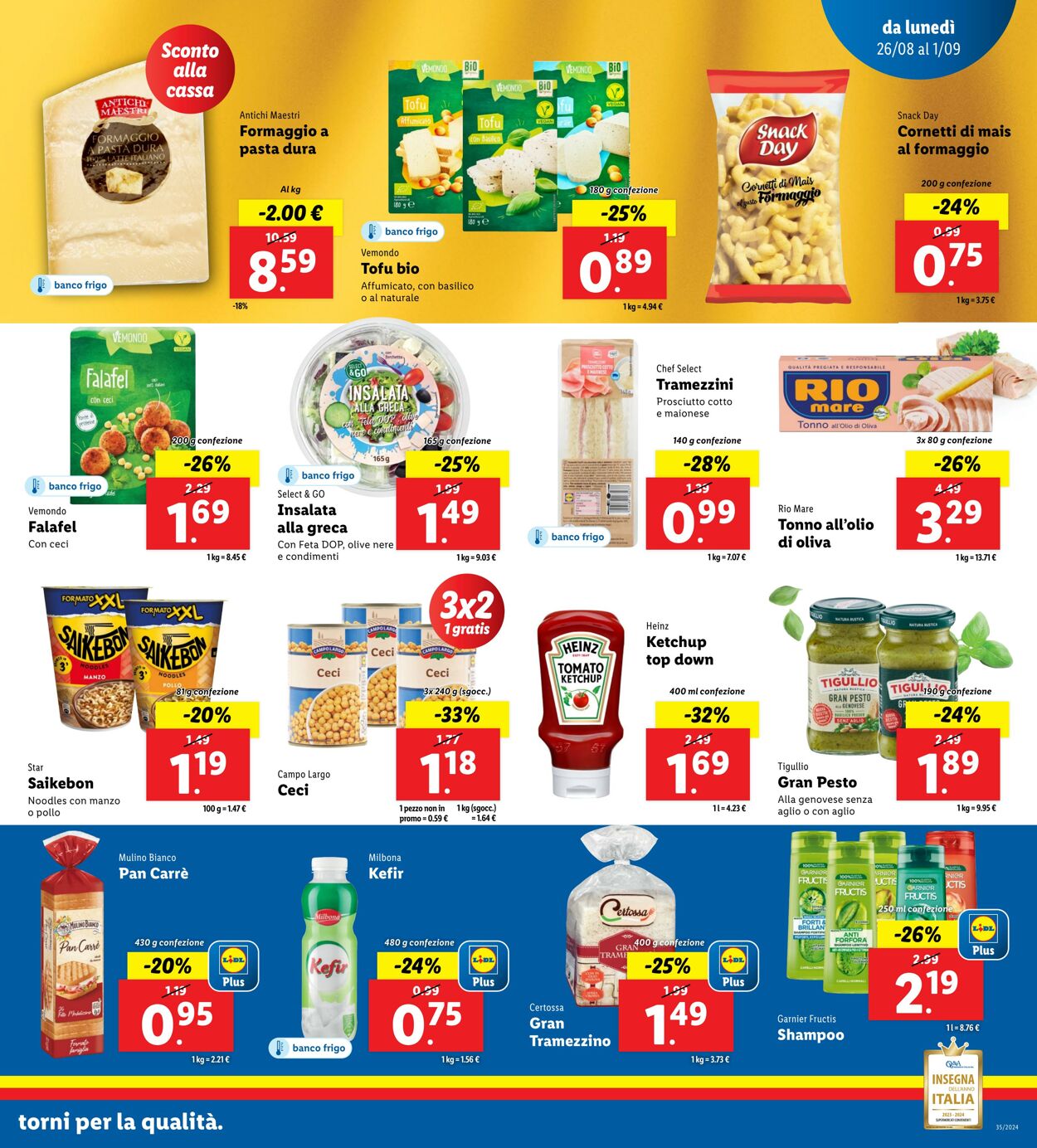 Volantino Lidl 26.08.2024 - 01.09.2024