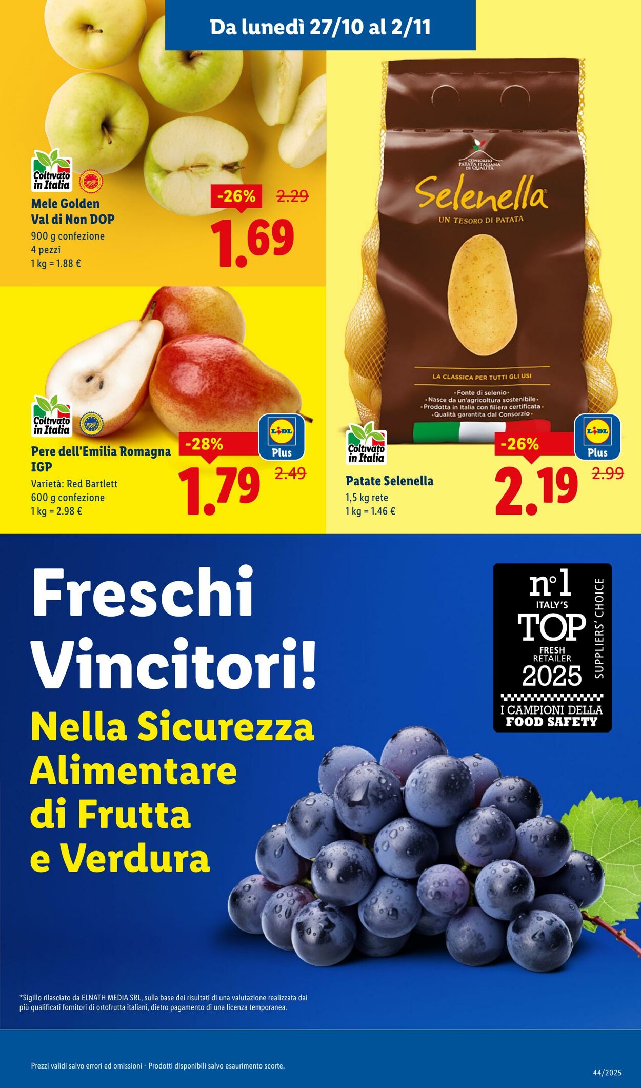 Volantino Lidl 27.10.2025 - 02.11.2025