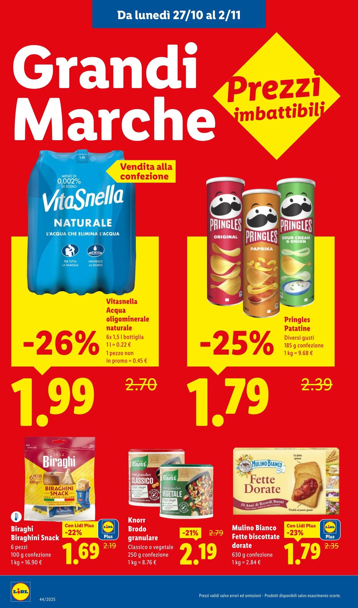 Volantino Lidl 27.10.2025 - 02.11.2025