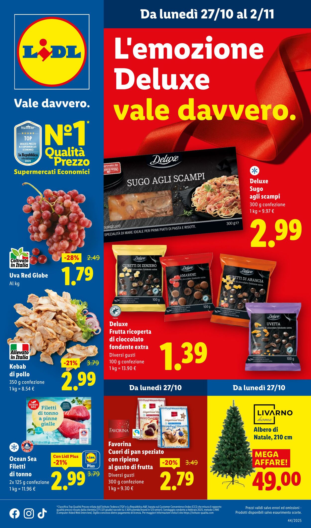Volantino Lidl 27.10.2025 - 02.11.2025