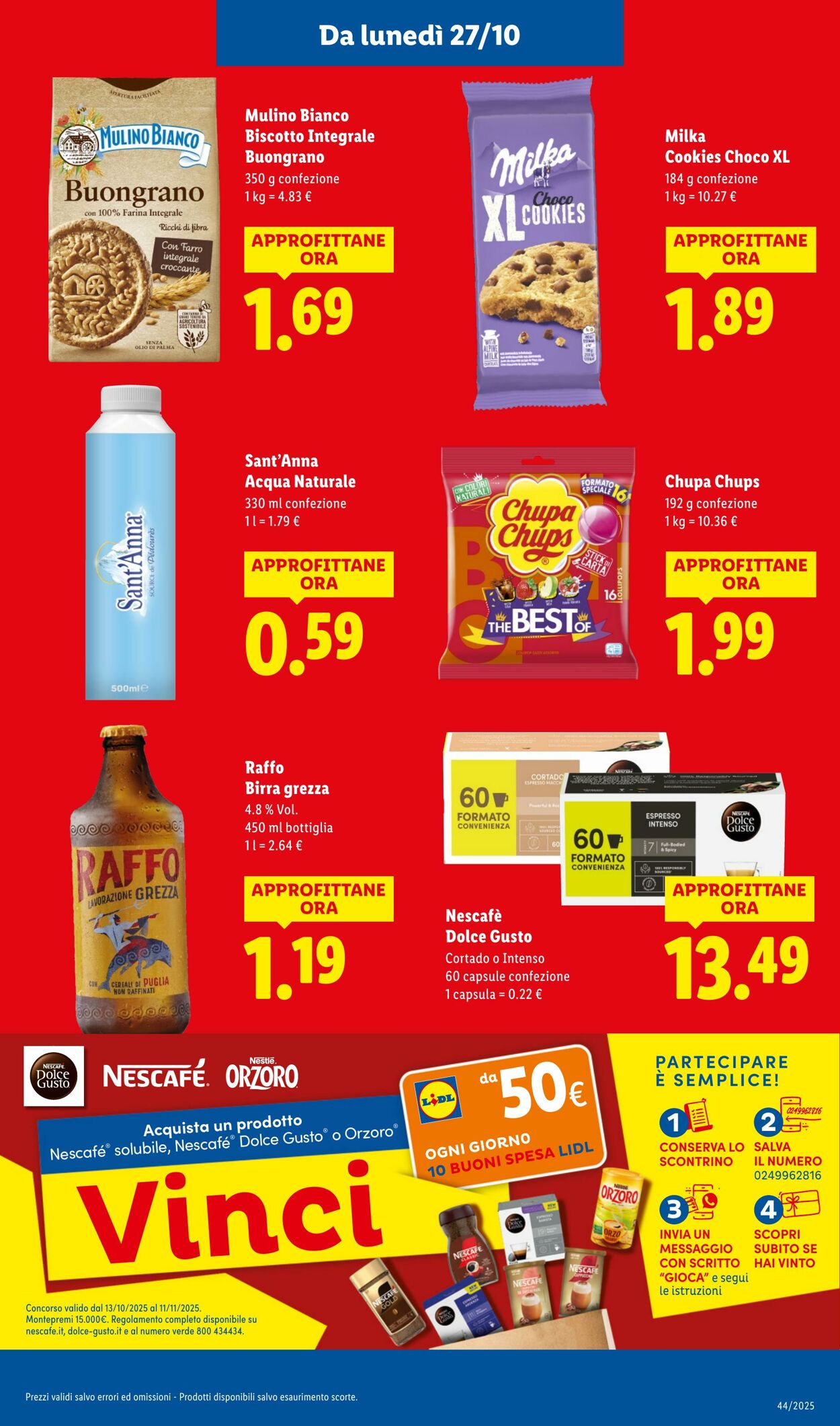 Volantino Lidl 27.10.2025 - 02.11.2025