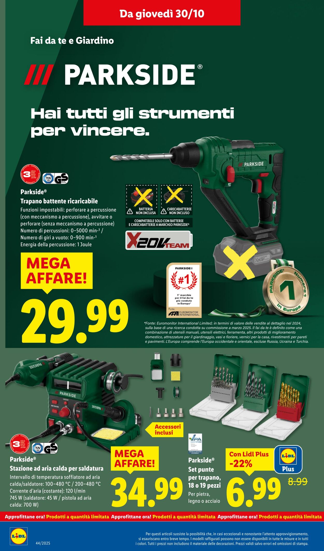 Volantino Lidl 27.10.2025 - 02.11.2025