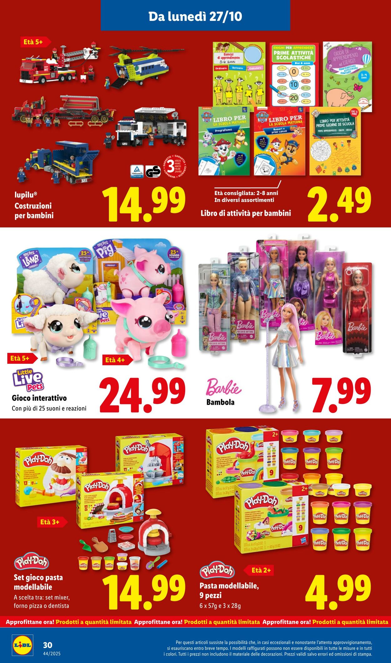 Volantino Lidl 27.10.2025 - 02.11.2025