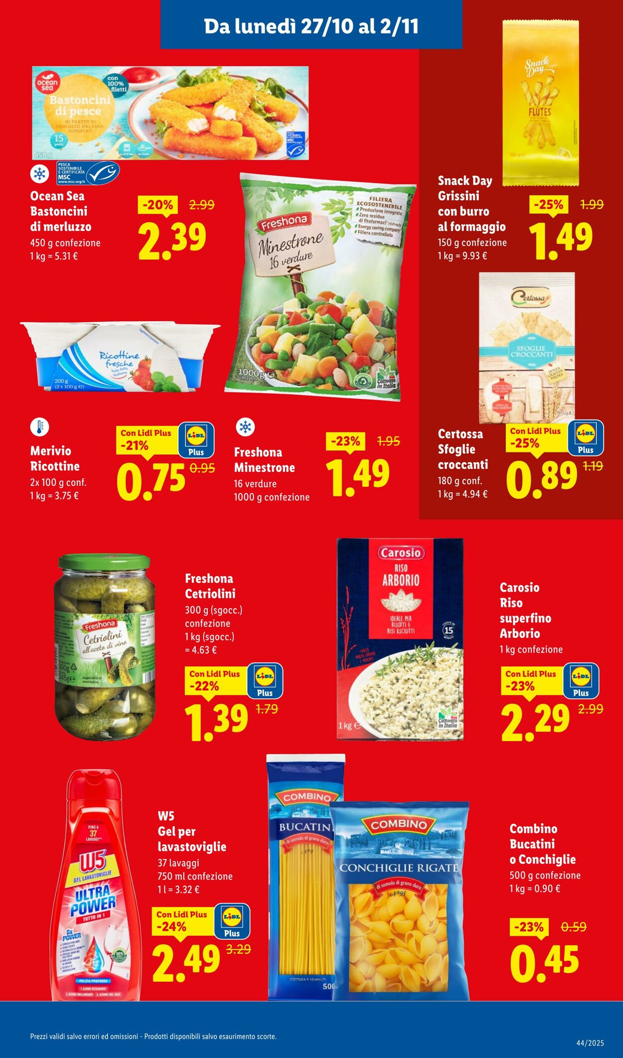 Volantino Lidl 27.10.2025 - 02.11.2025