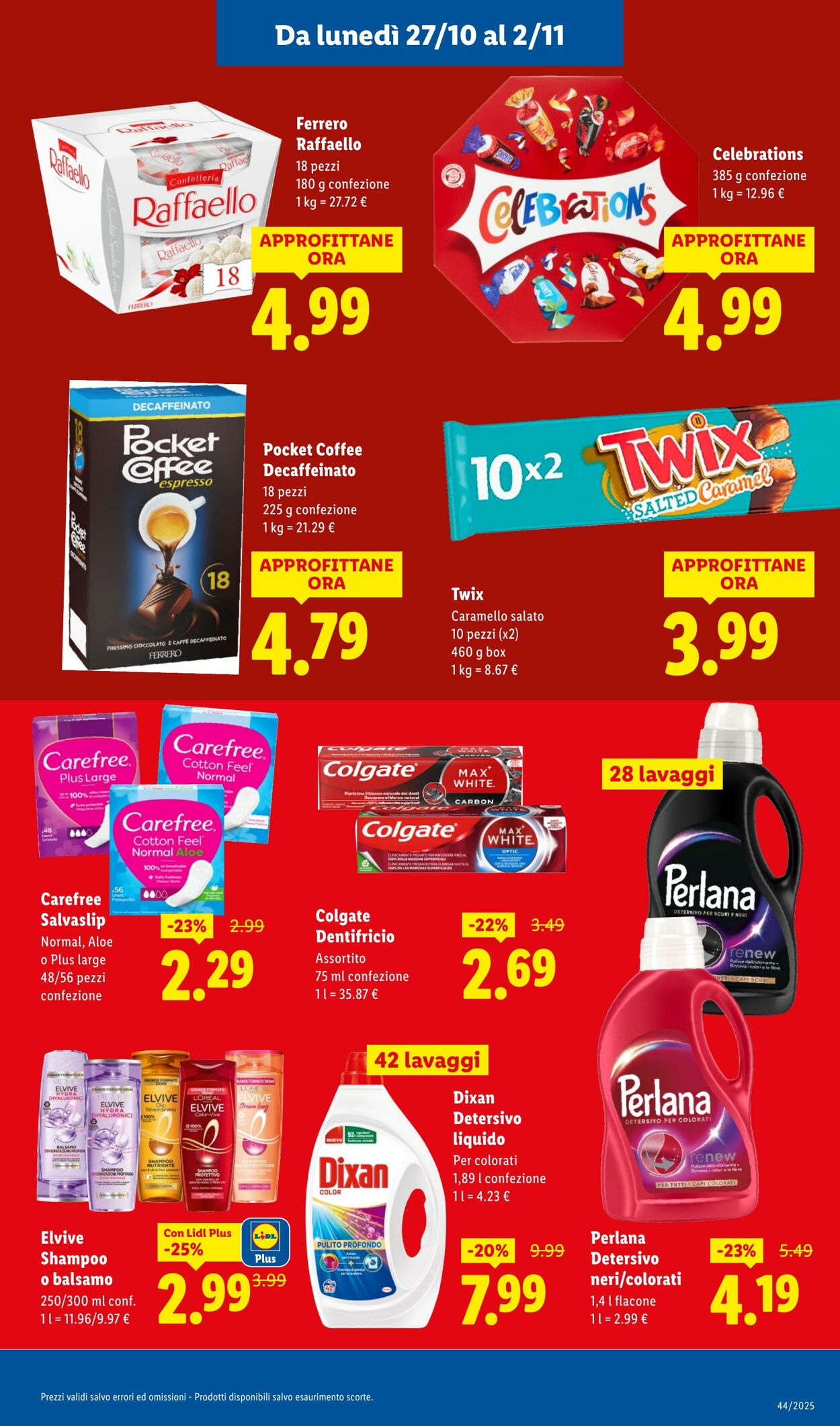 Volantino Lidl 27.10.2025 - 02.11.2025