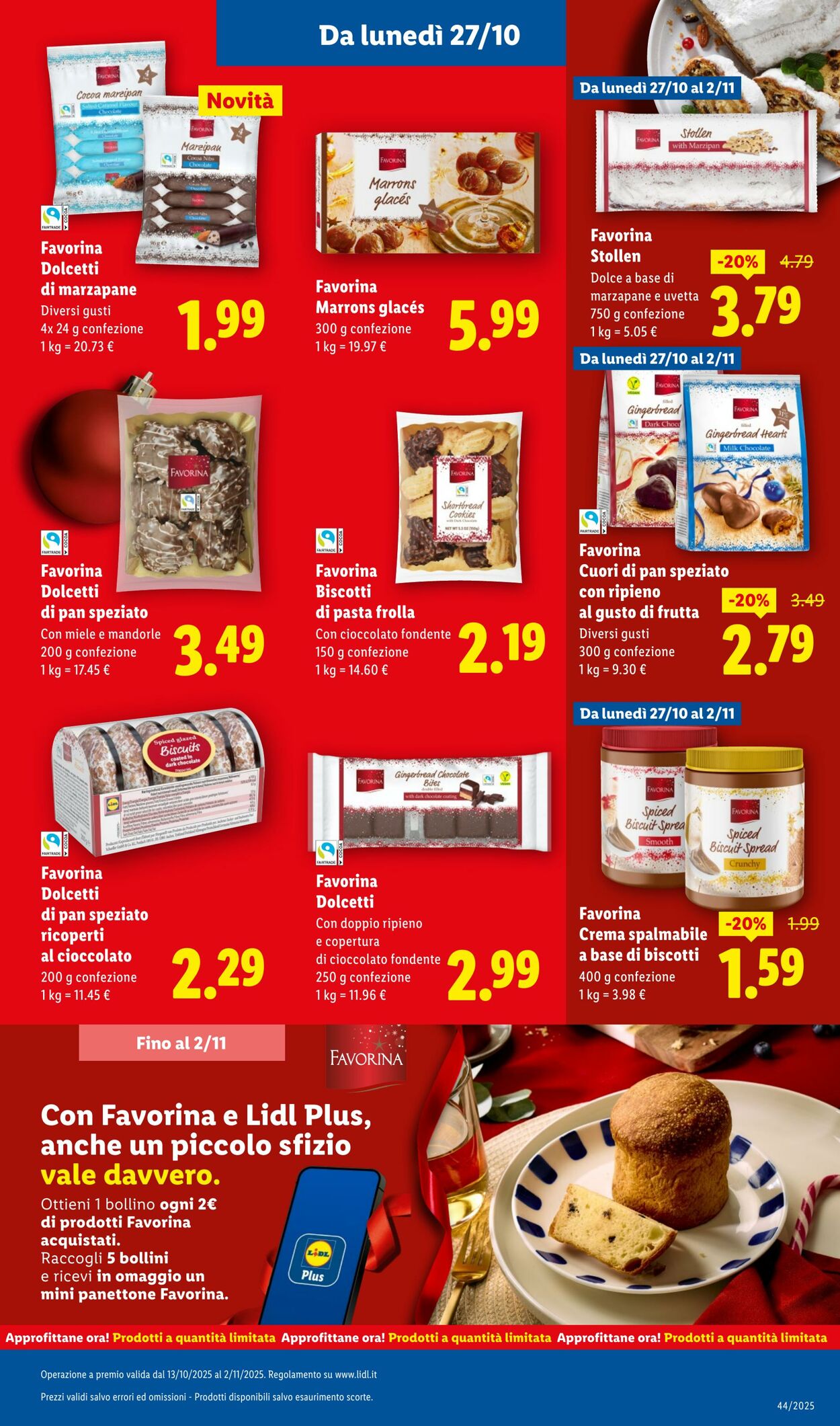 Volantino Lidl 27.10.2025 - 02.11.2025