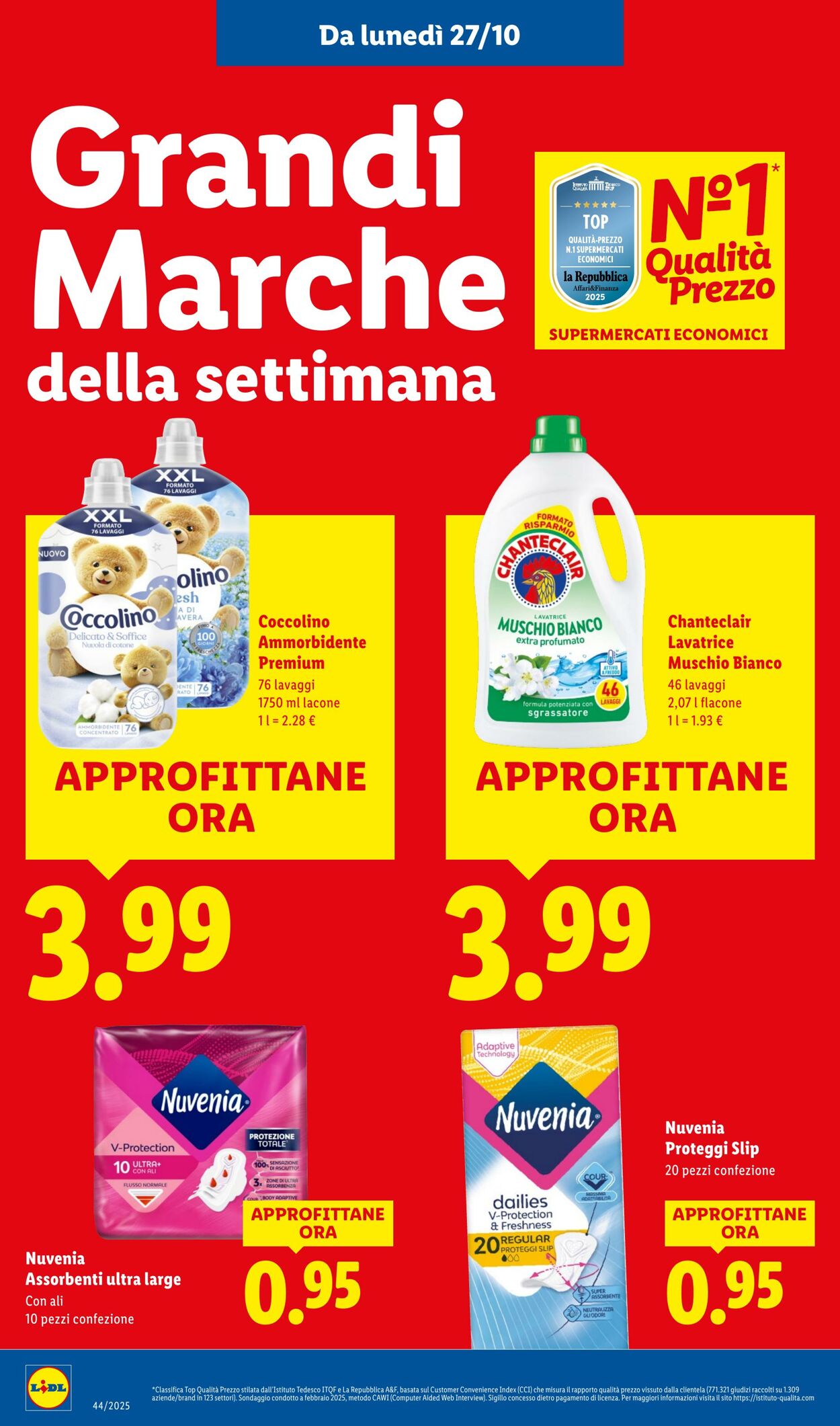 Volantino Lidl 27.10.2025 - 02.11.2025