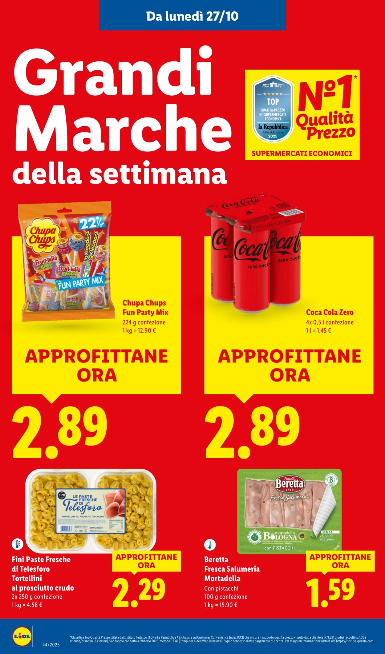Volantino Lidl 27.10.2025 - 02.11.2025