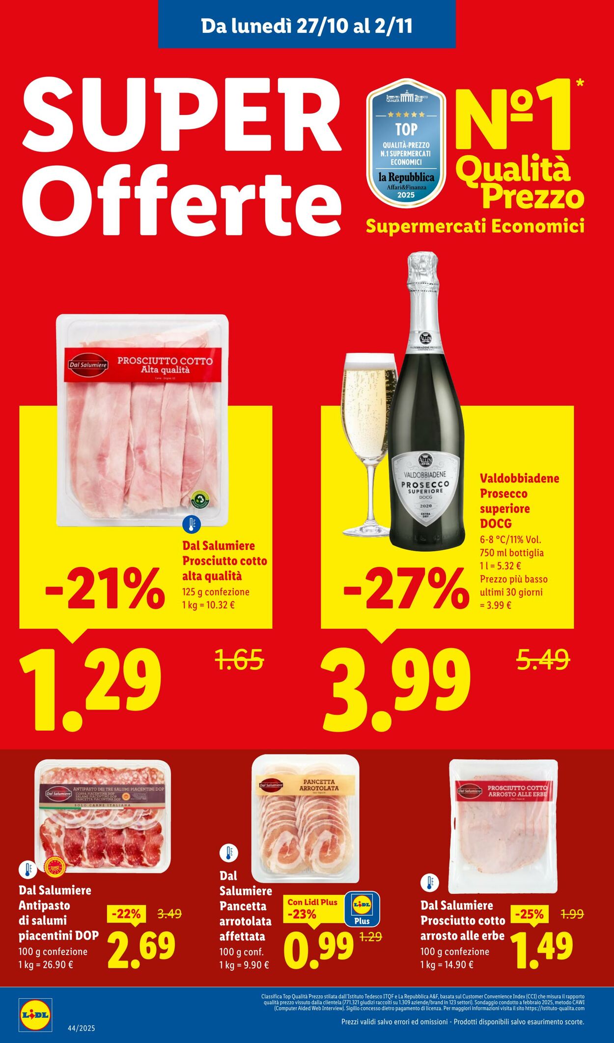 Volantino Lidl 27.10.2025 - 02.11.2025