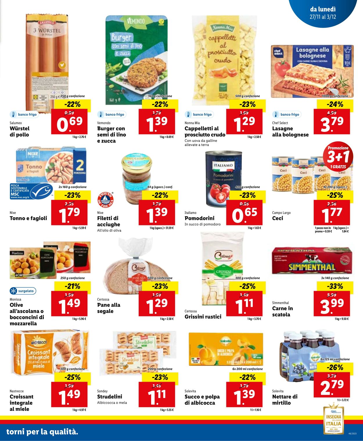 Volantino Lidl 27.11.2023 - 03.12.2023