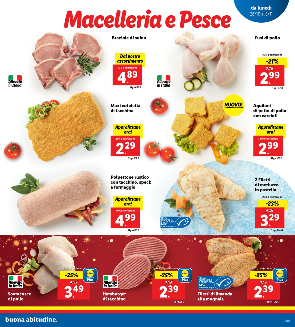 Volantino Lidl 28.10.2024 - 03.11.2024