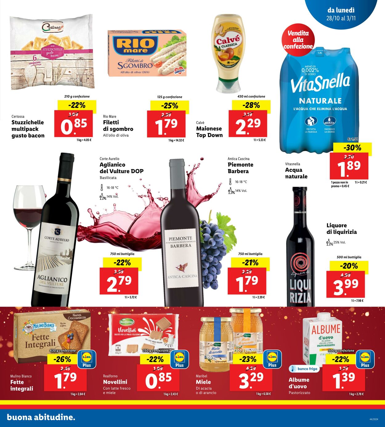 Volantino Lidl 28.10.2024 - 03.11.2024