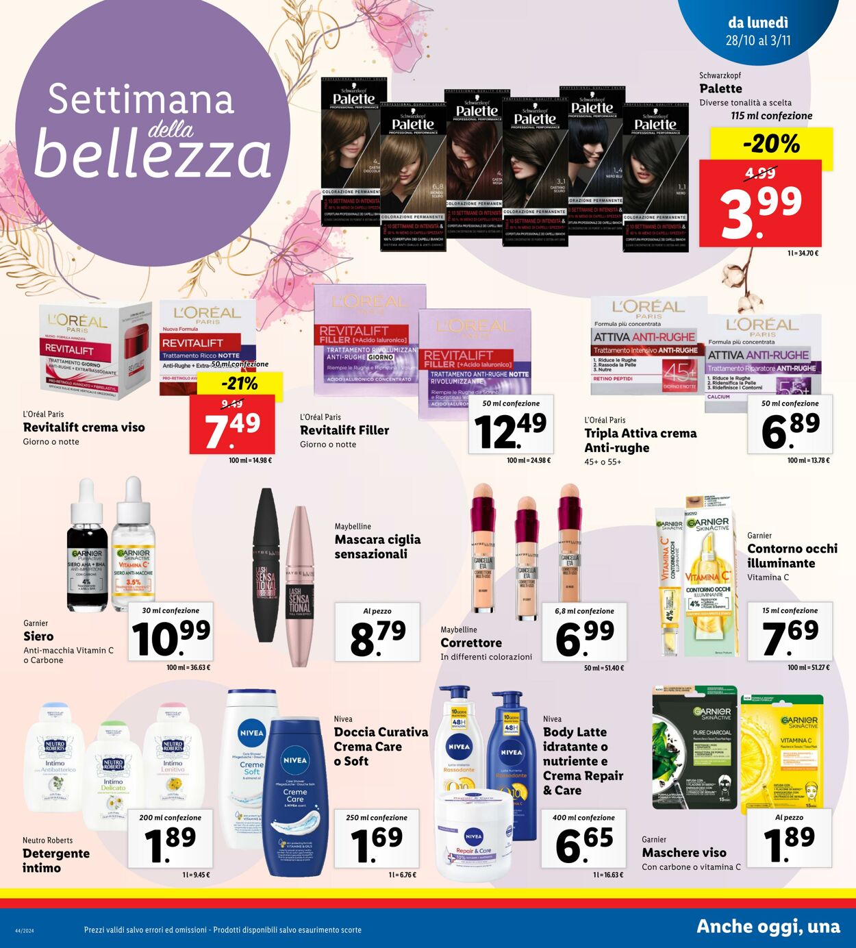 Volantino Lidl 28.10.2024 - 03.11.2024