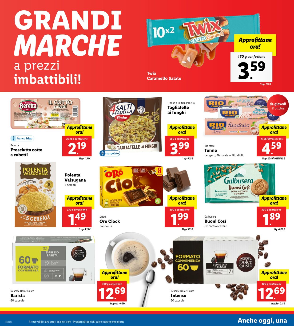 Volantino Lidl 28.10.2024 - 03.11.2024