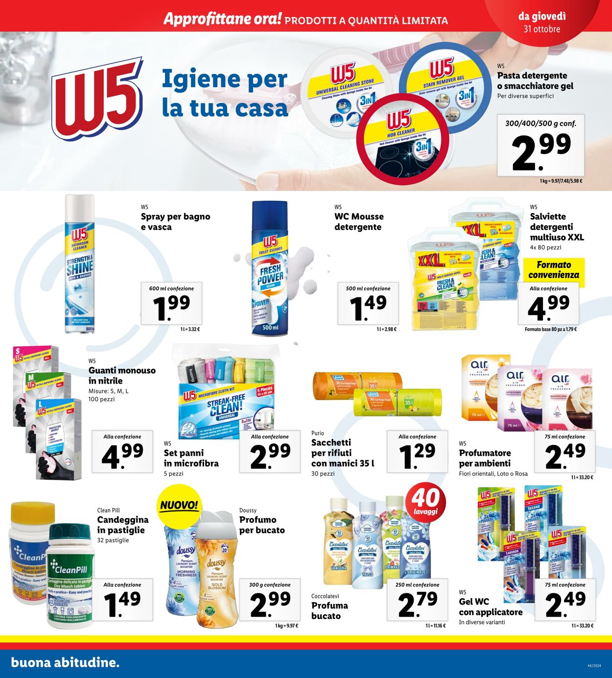 Volantino Lidl 28.10.2024 - 03.11.2024