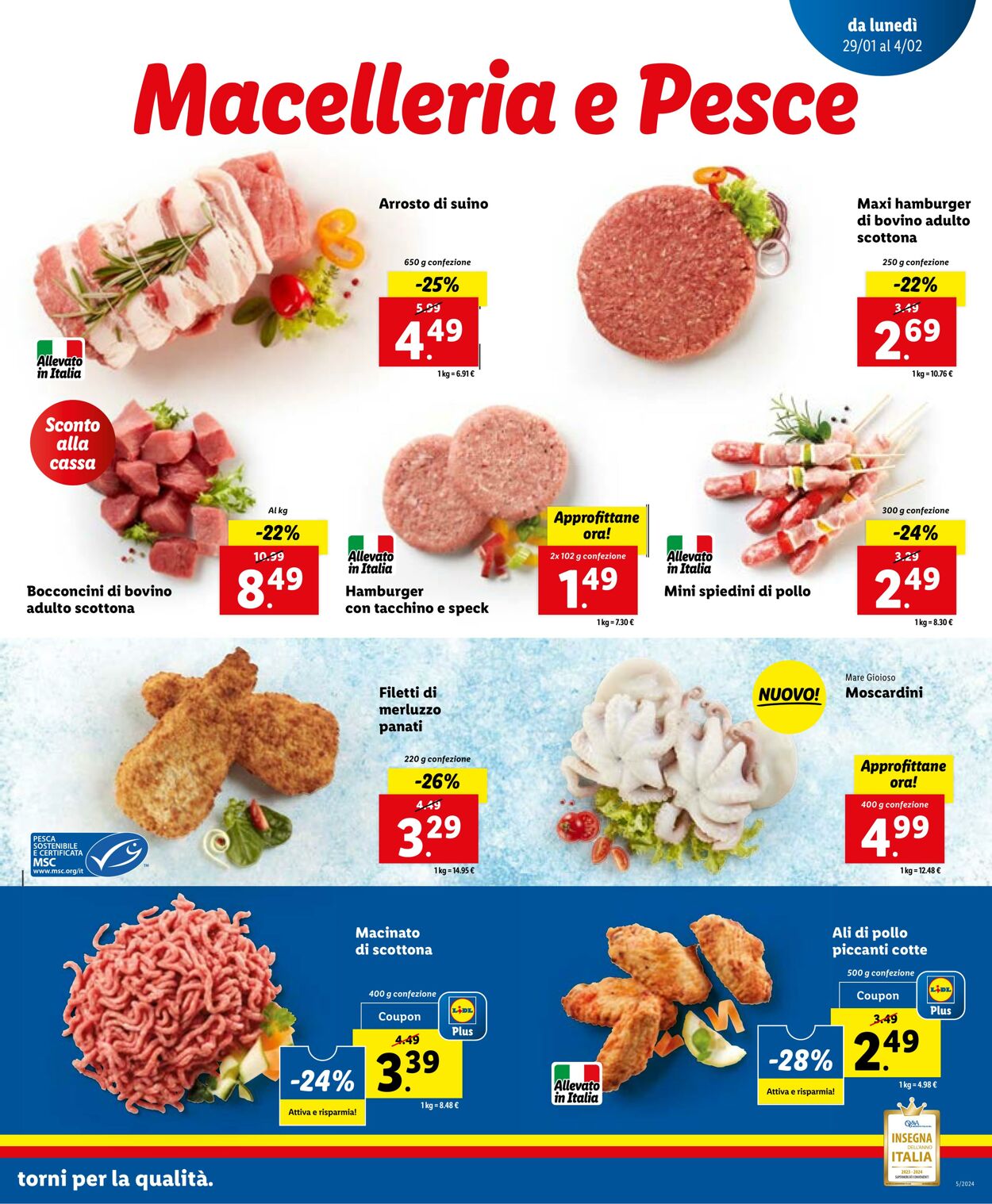 Volantino Lidl 29.01.2024 - 04.02.2024