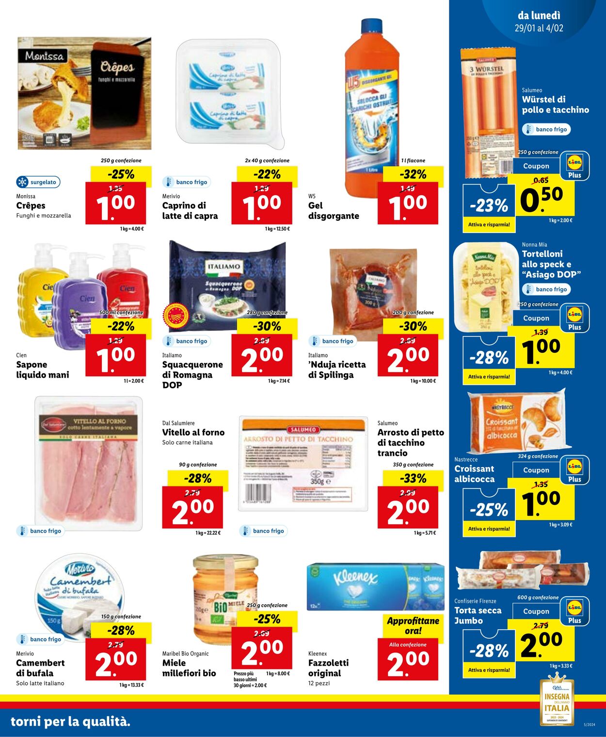 Volantino Lidl 29.01.2024 - 04.02.2024