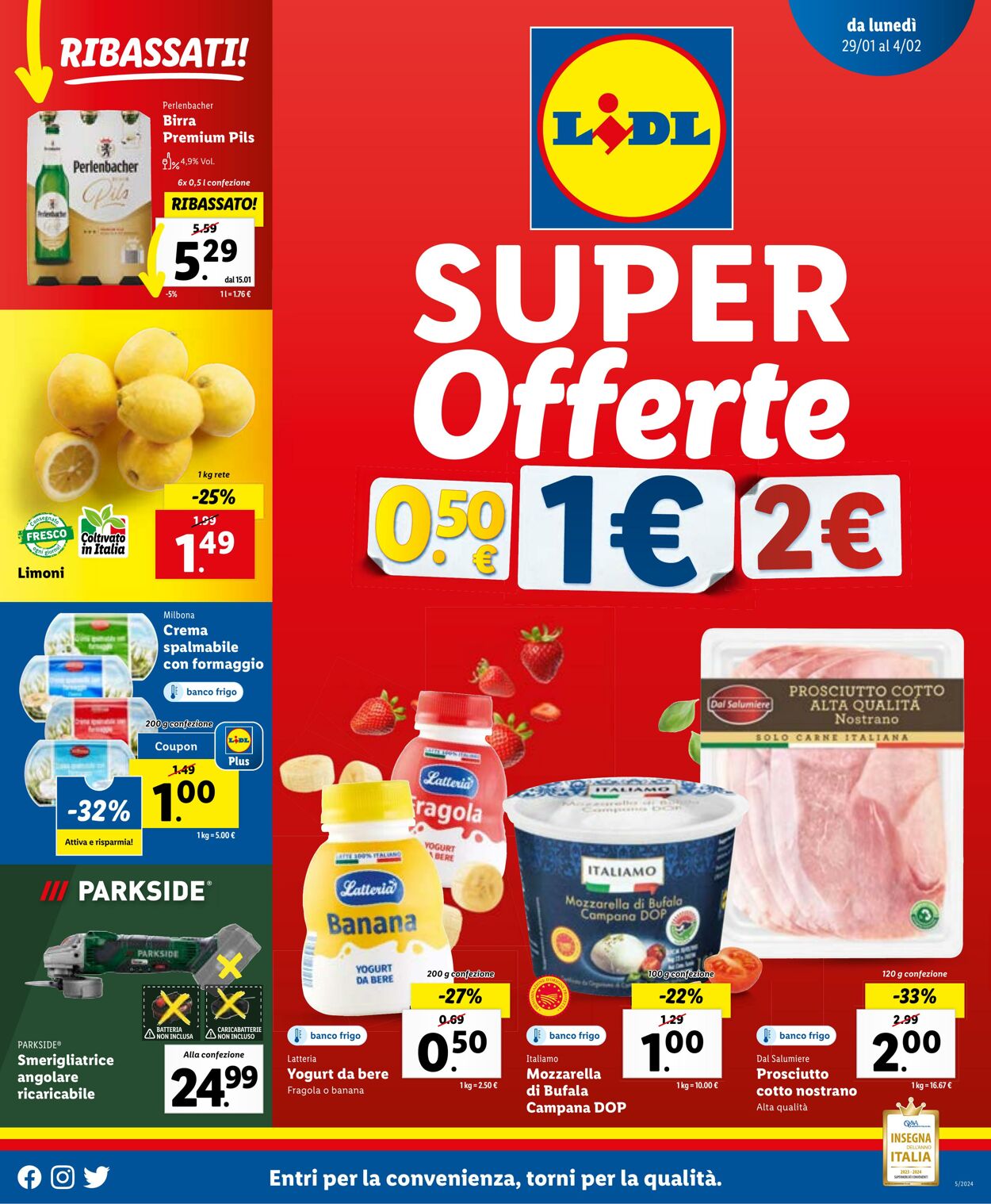 Volantino Lidl 29.01.2024 - 04.02.2024