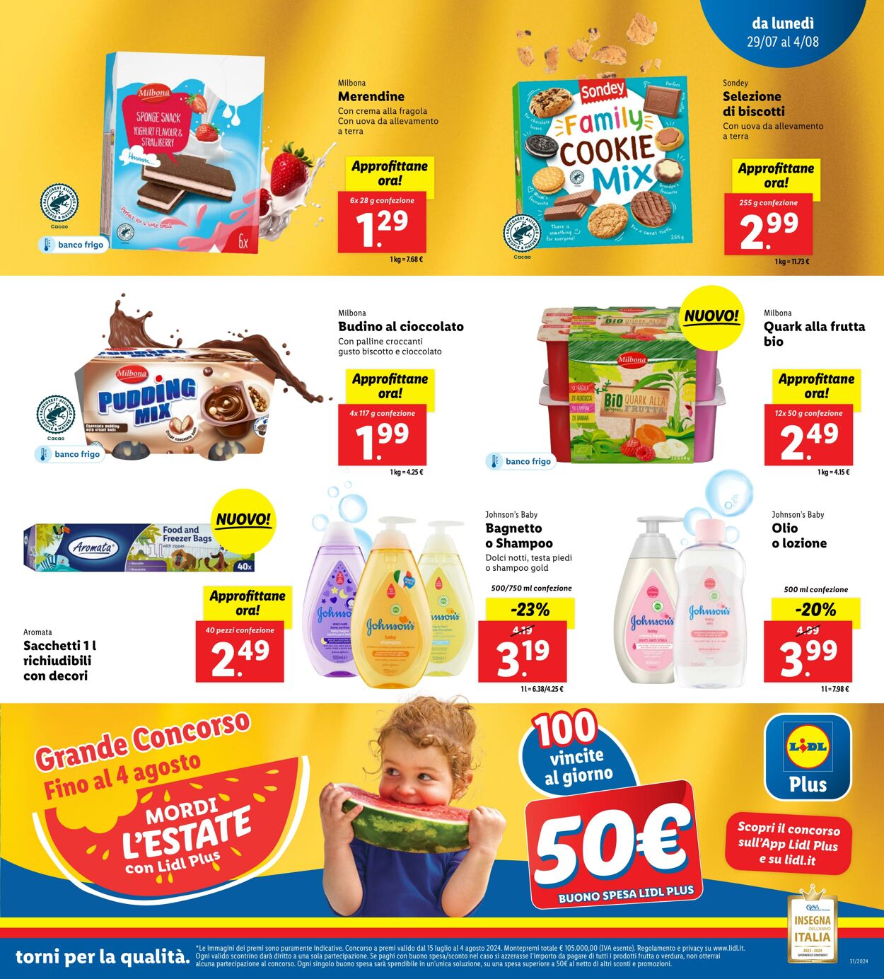 Volantino Lidl 29.07.2024 - 04.08.2024