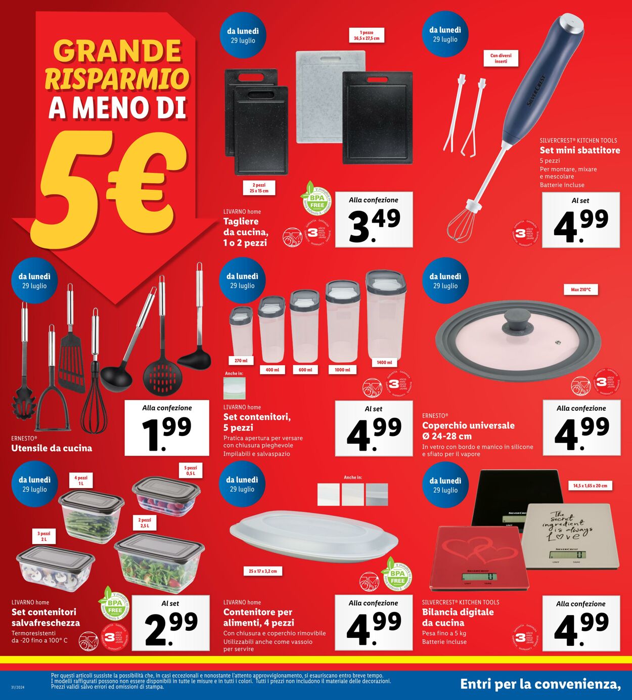 Volantino Lidl 29.07.2024 - 04.08.2024