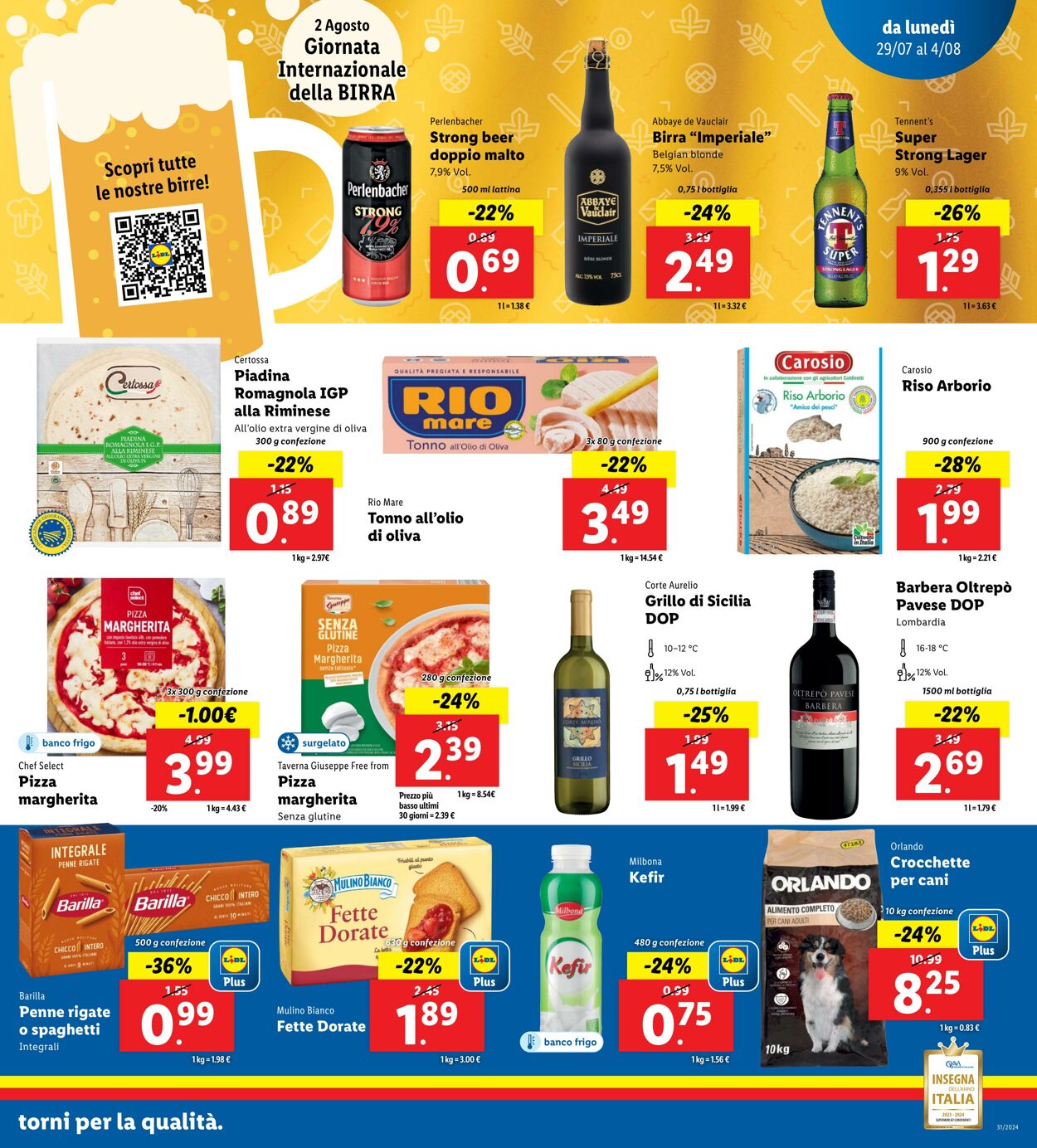 Volantino Lidl 29.07.2024 - 04.08.2024