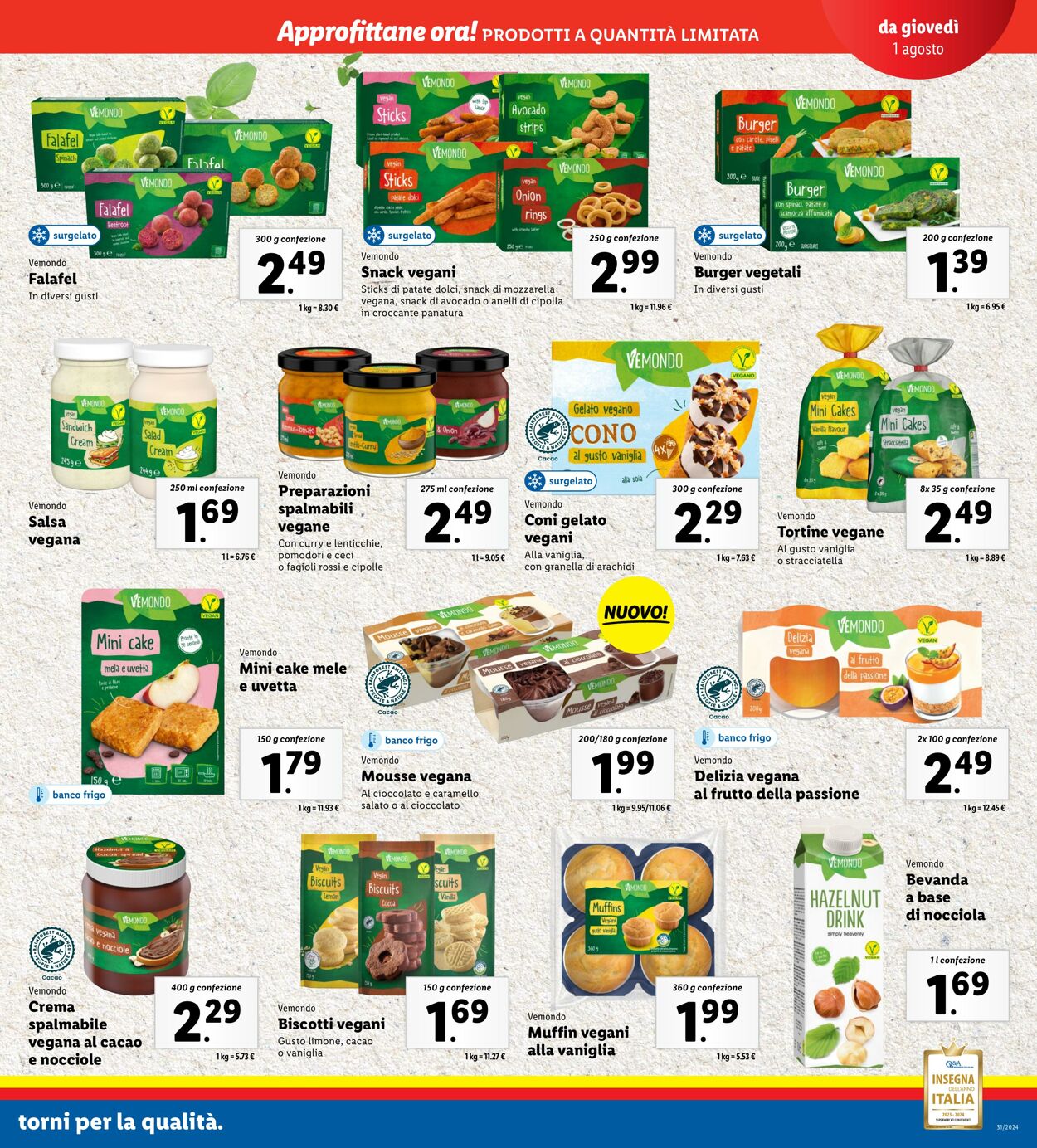 Volantino Lidl 29.07.2024 - 04.08.2024