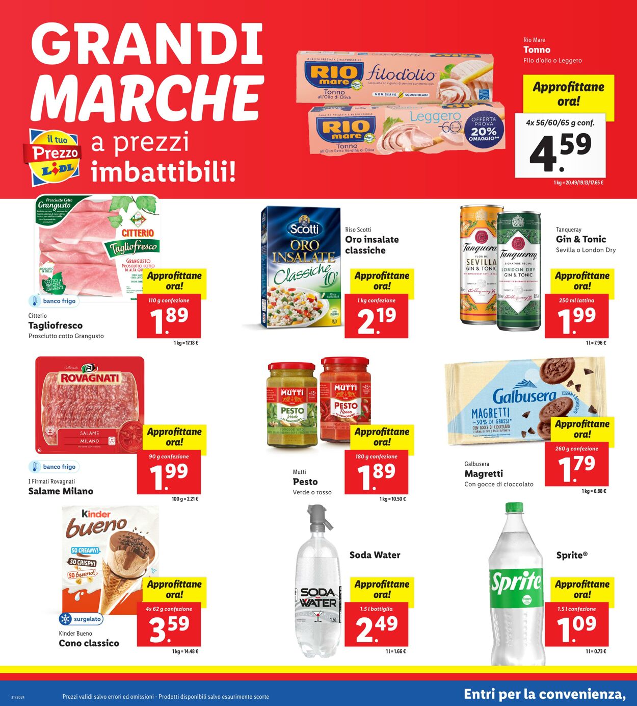 Volantino Lidl 29.07.2024 - 04.08.2024