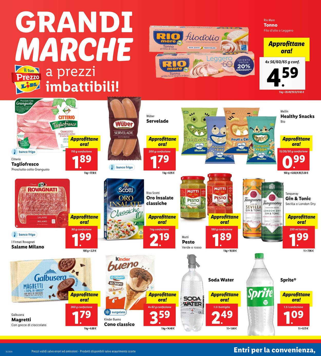 Volantino Lidl 29.07.2024 - 04.08.2024