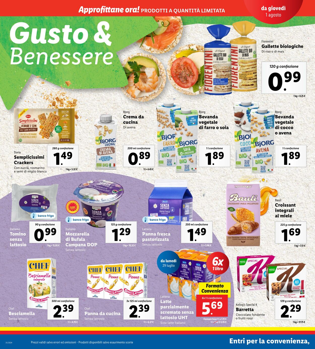 Volantino Lidl 29.07.2024 - 04.08.2024