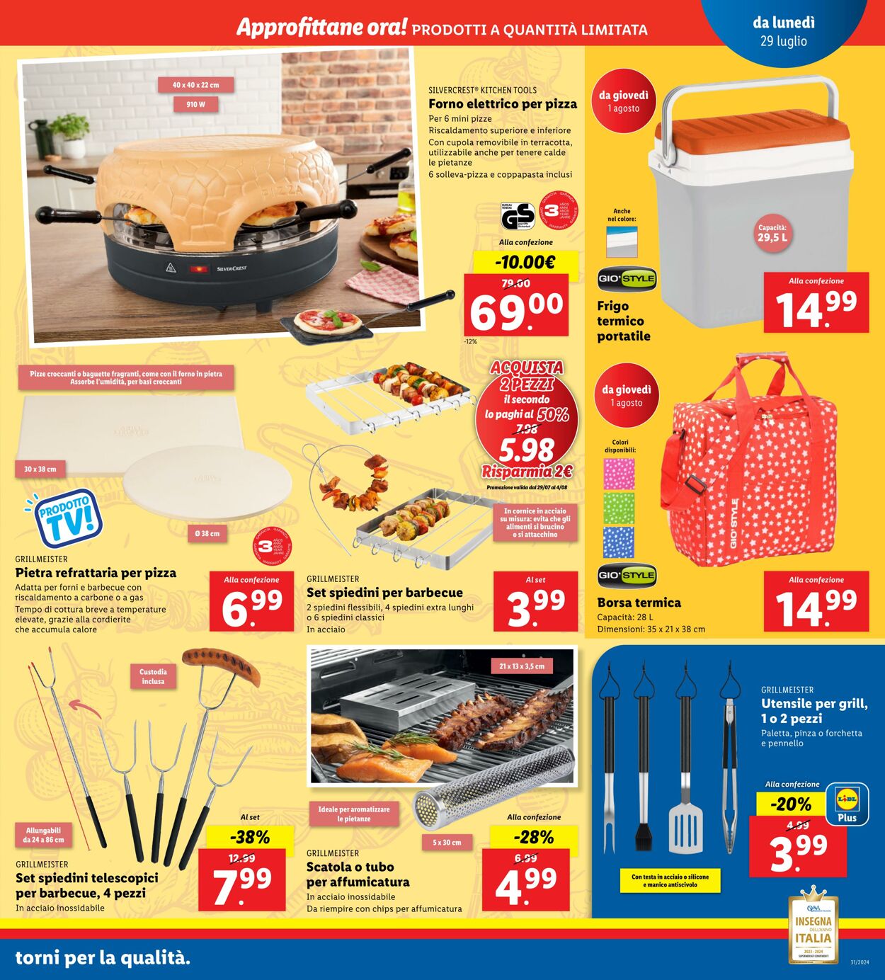 Volantino Lidl 29.07.2024 - 04.08.2024