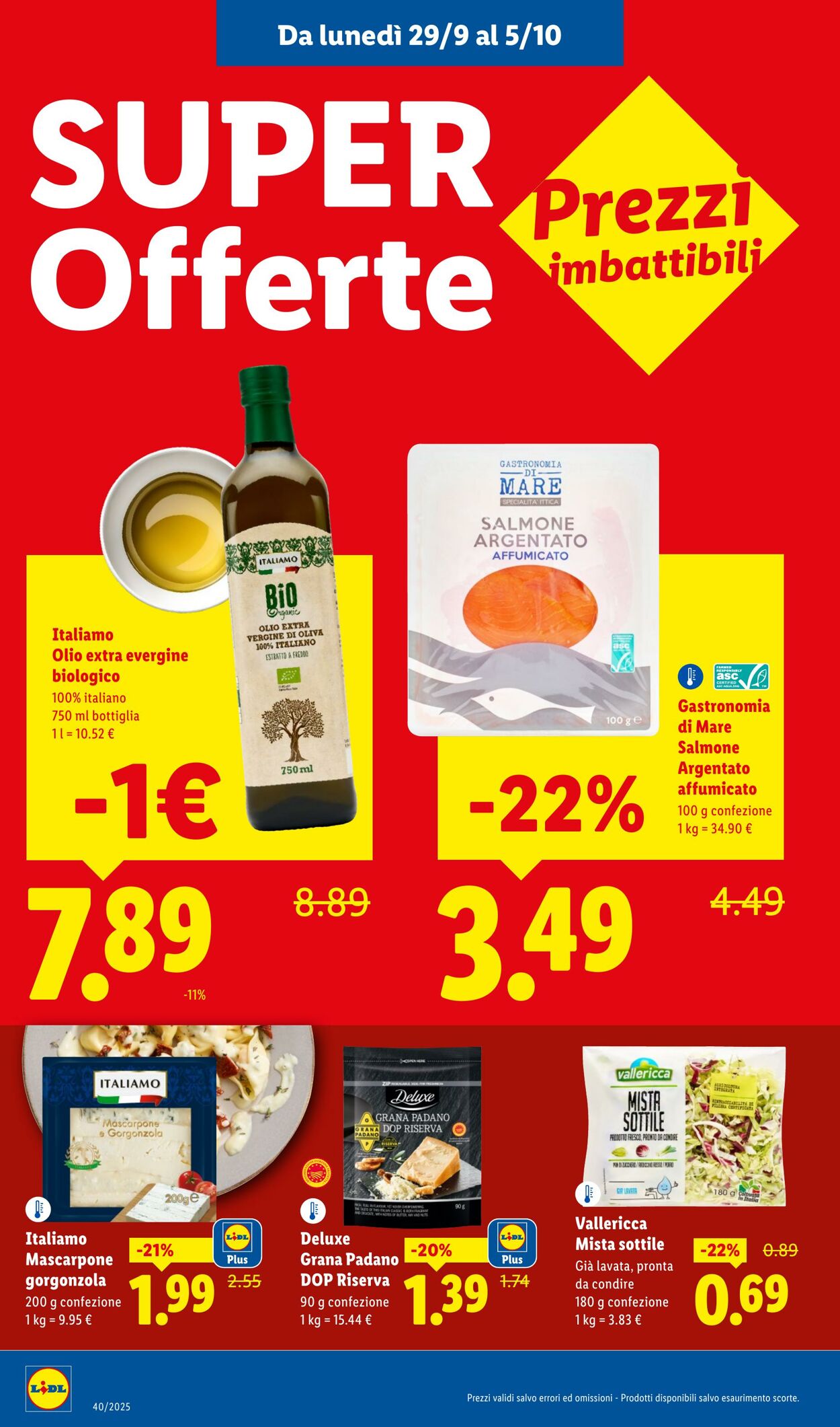 Volantino Lidl 29.09.2025 - 05.10.2025