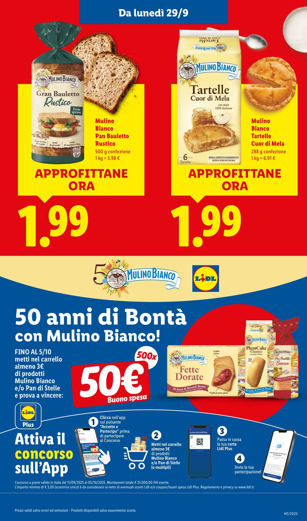 Volantino Lidl 29.09.2025 - 05.10.2025