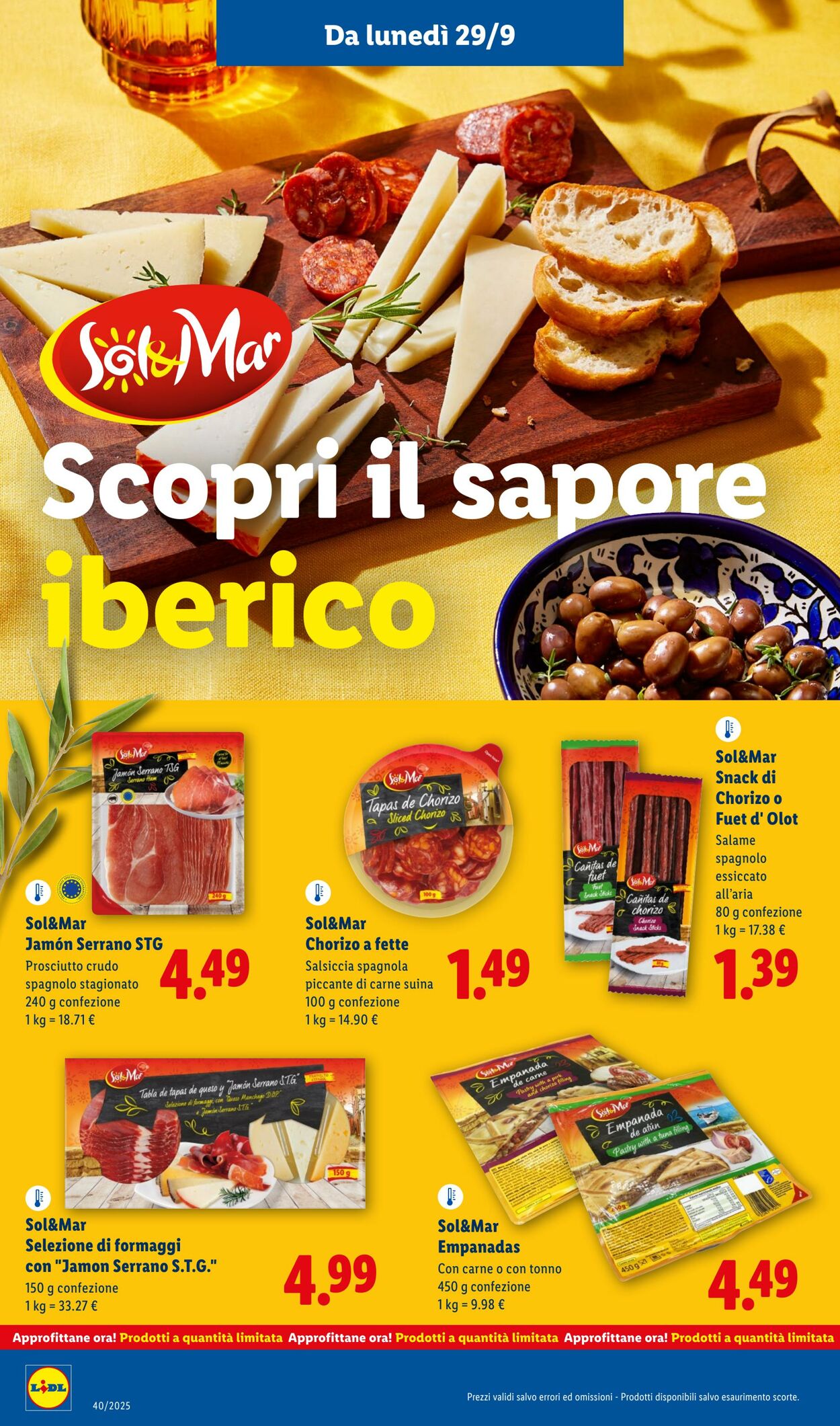 Volantino Lidl 29.09.2025 - 05.10.2025